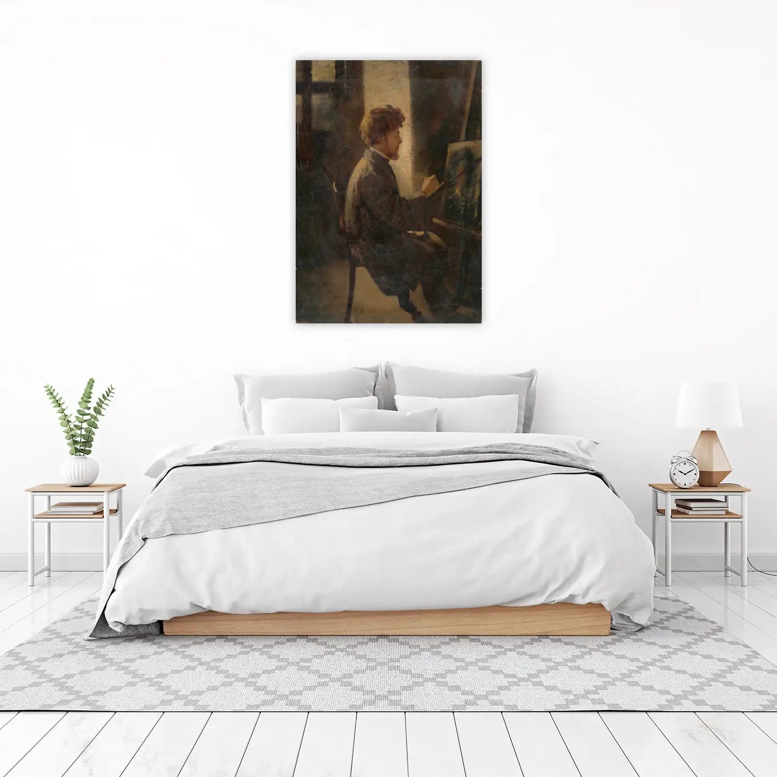 Artist at Work Vintage Portrait Wall Art
