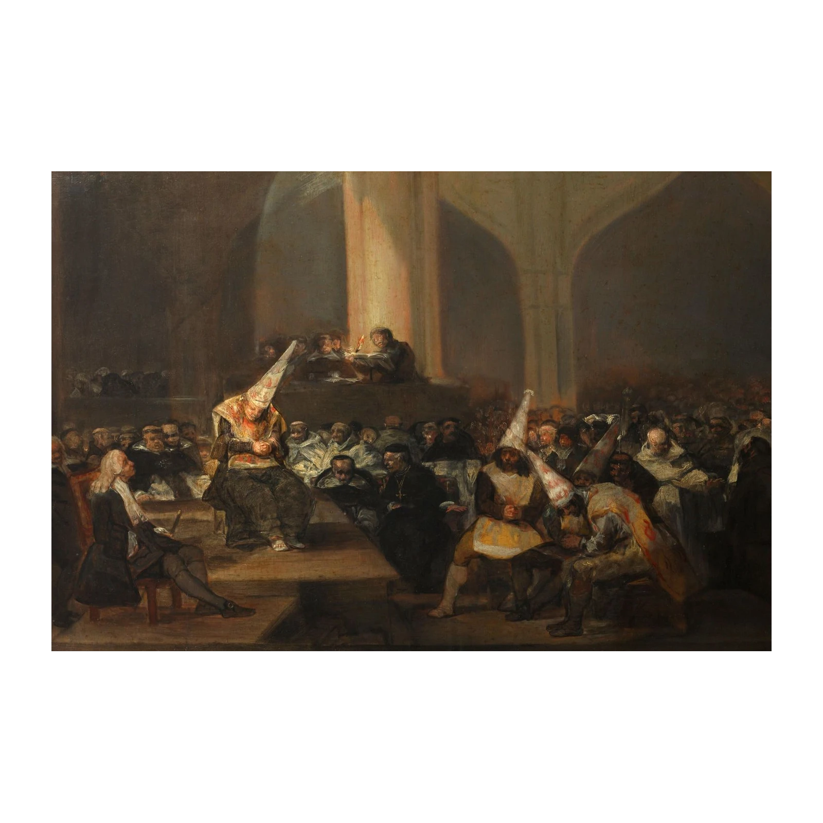 Goya's Tribunal Wall Art
