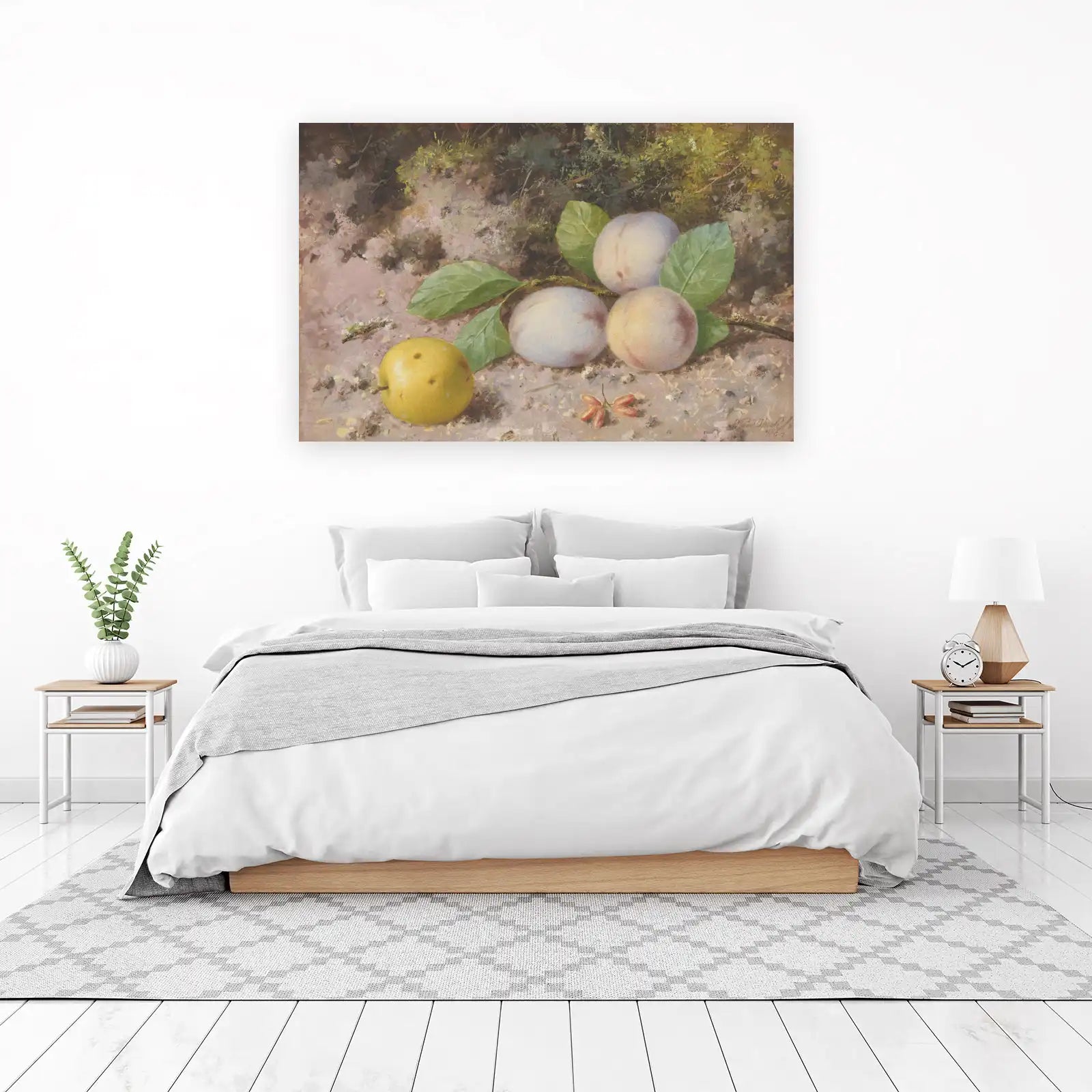 Still Life Fruits on Earth Wall Art
