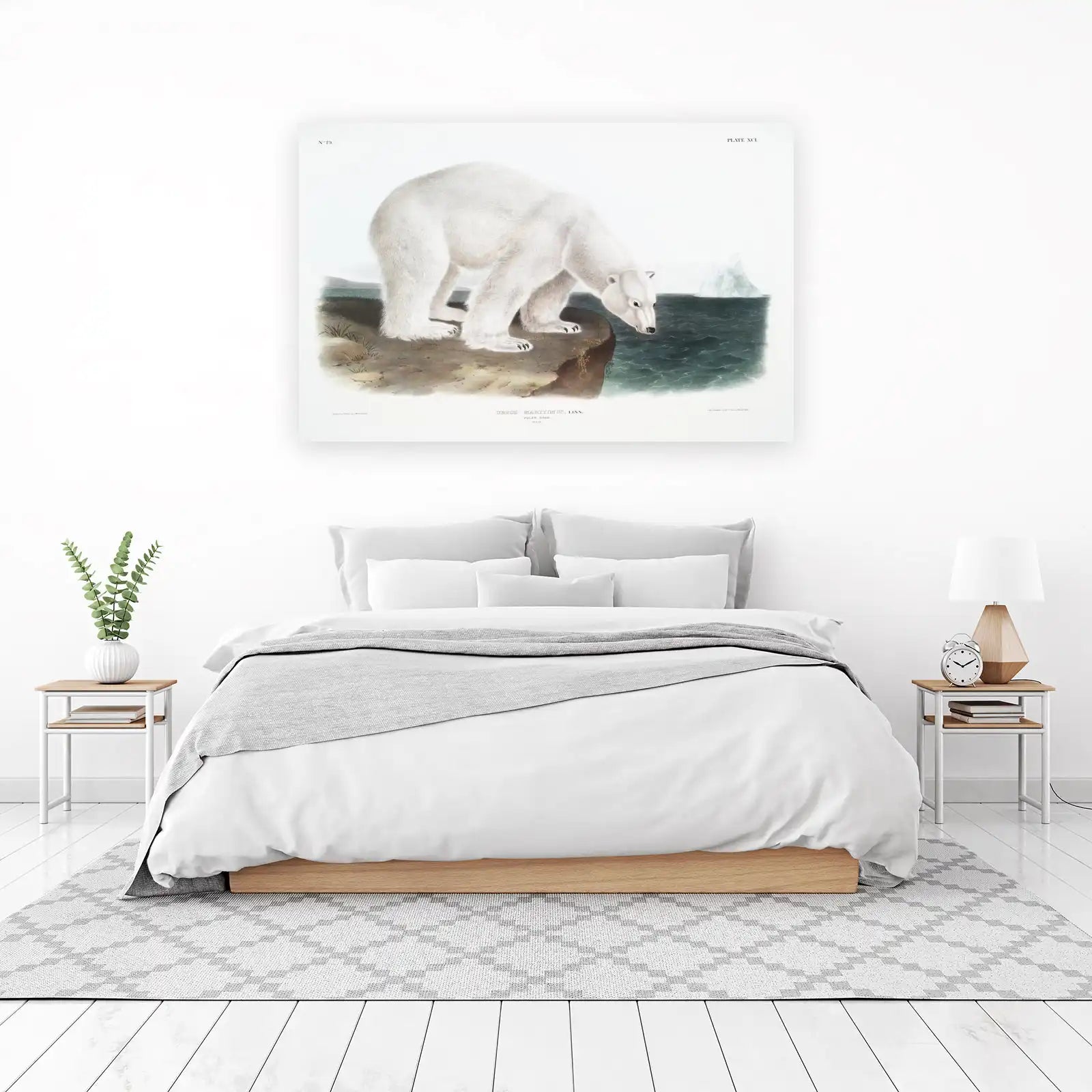 Majestic Polar Bear Arctic Nature Wall Art