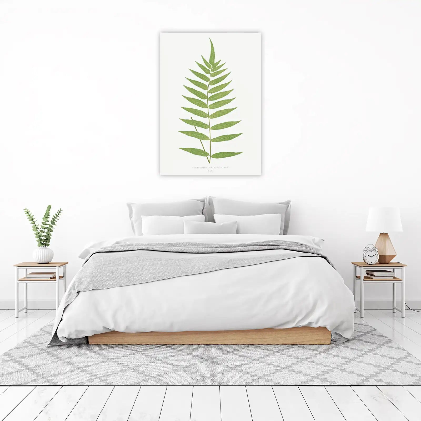 Elegant Fern Leaf Botanical Art Wall Art