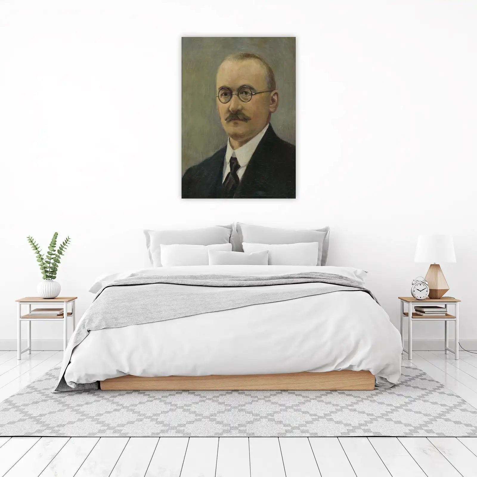Vintage Gentleman Portrait Wall Art | Classic Wall Art