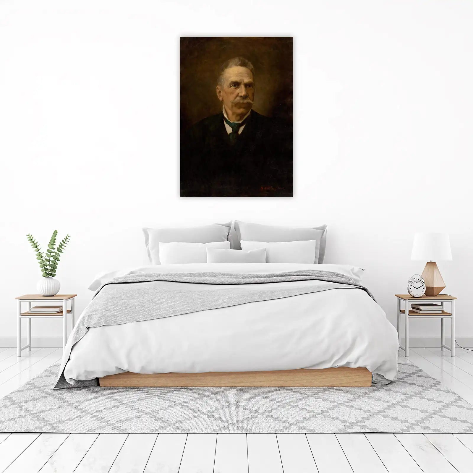 Distinguished Gentleman Portrait Wall Art - Classic Wall Art