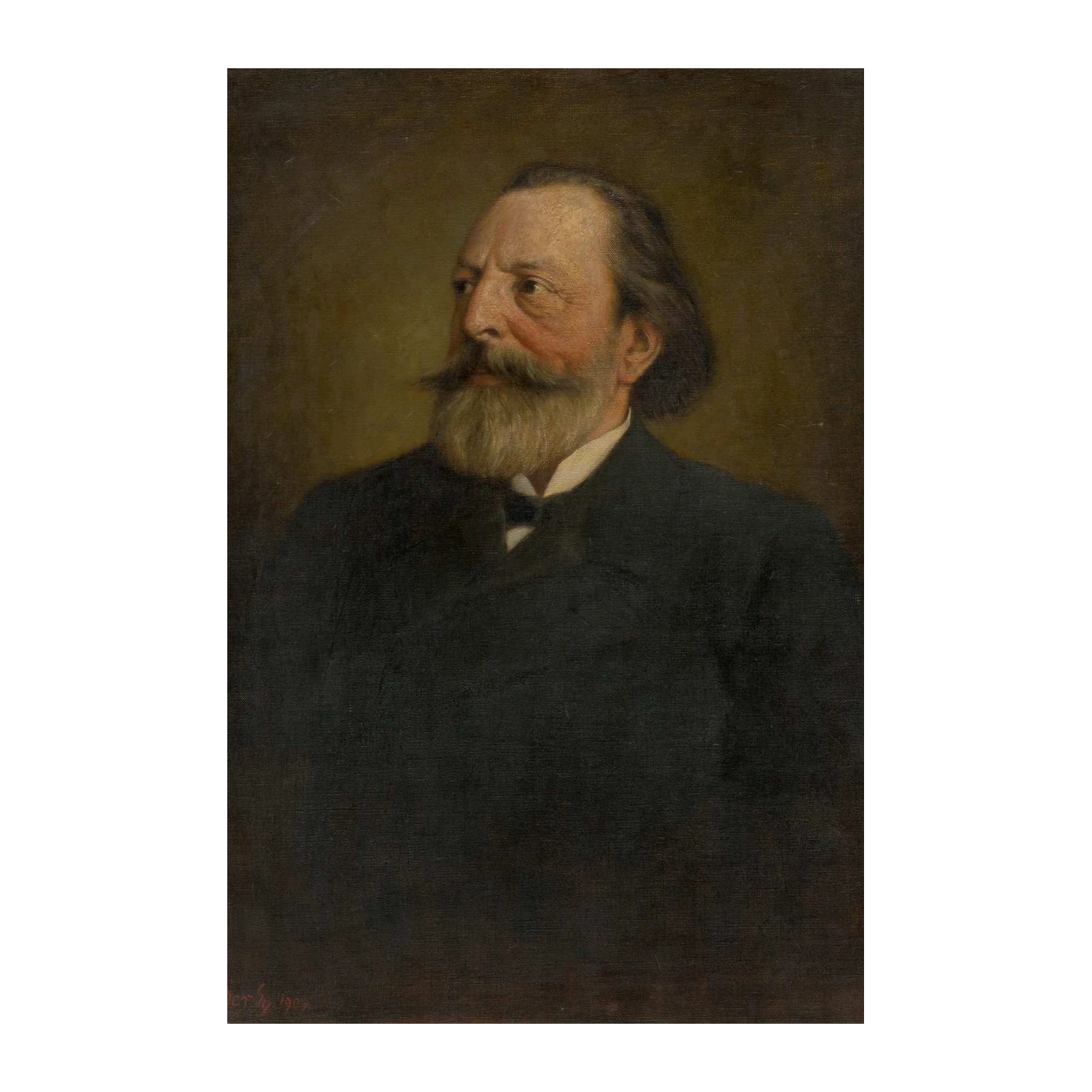 Distinguished Gentleman Portrait Wall Art