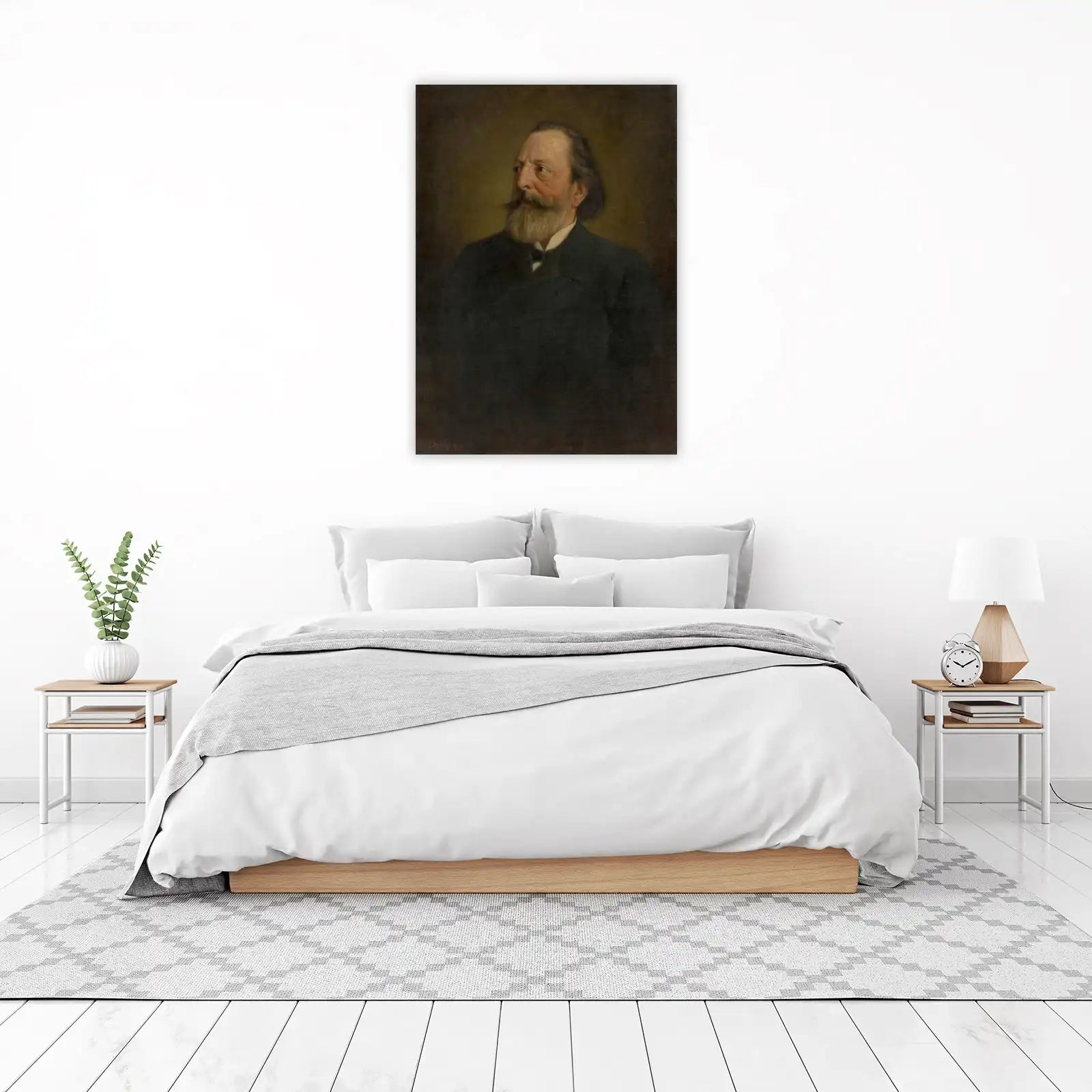 Distinguished Gentleman Portrait Wall Art