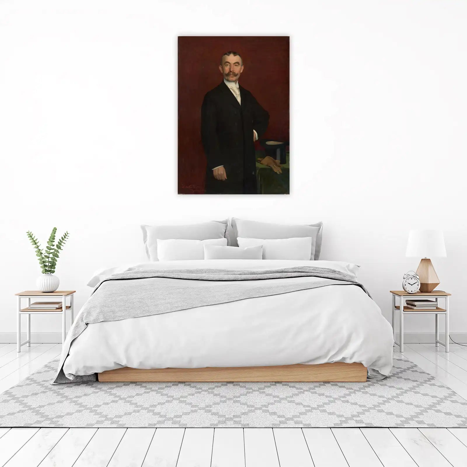Distinguished Gentleman Portrait Wall Art