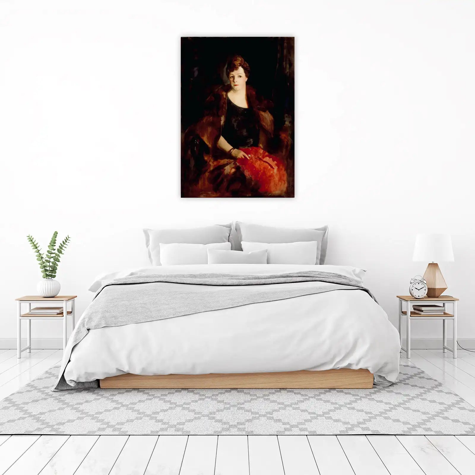 Elegant Woman Portrait Fine Art Wall Art