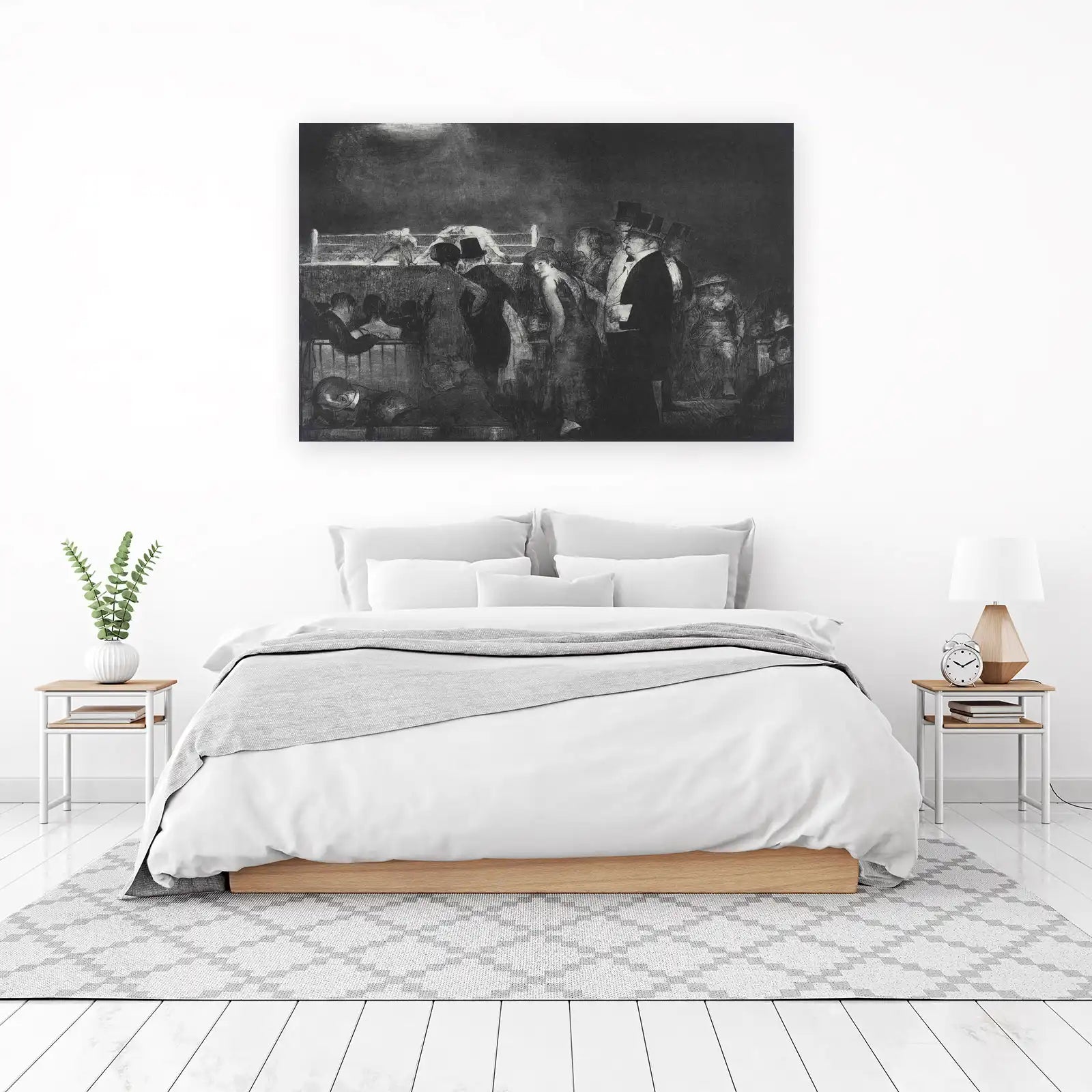Vintage Boxing Spectacle Wall Art