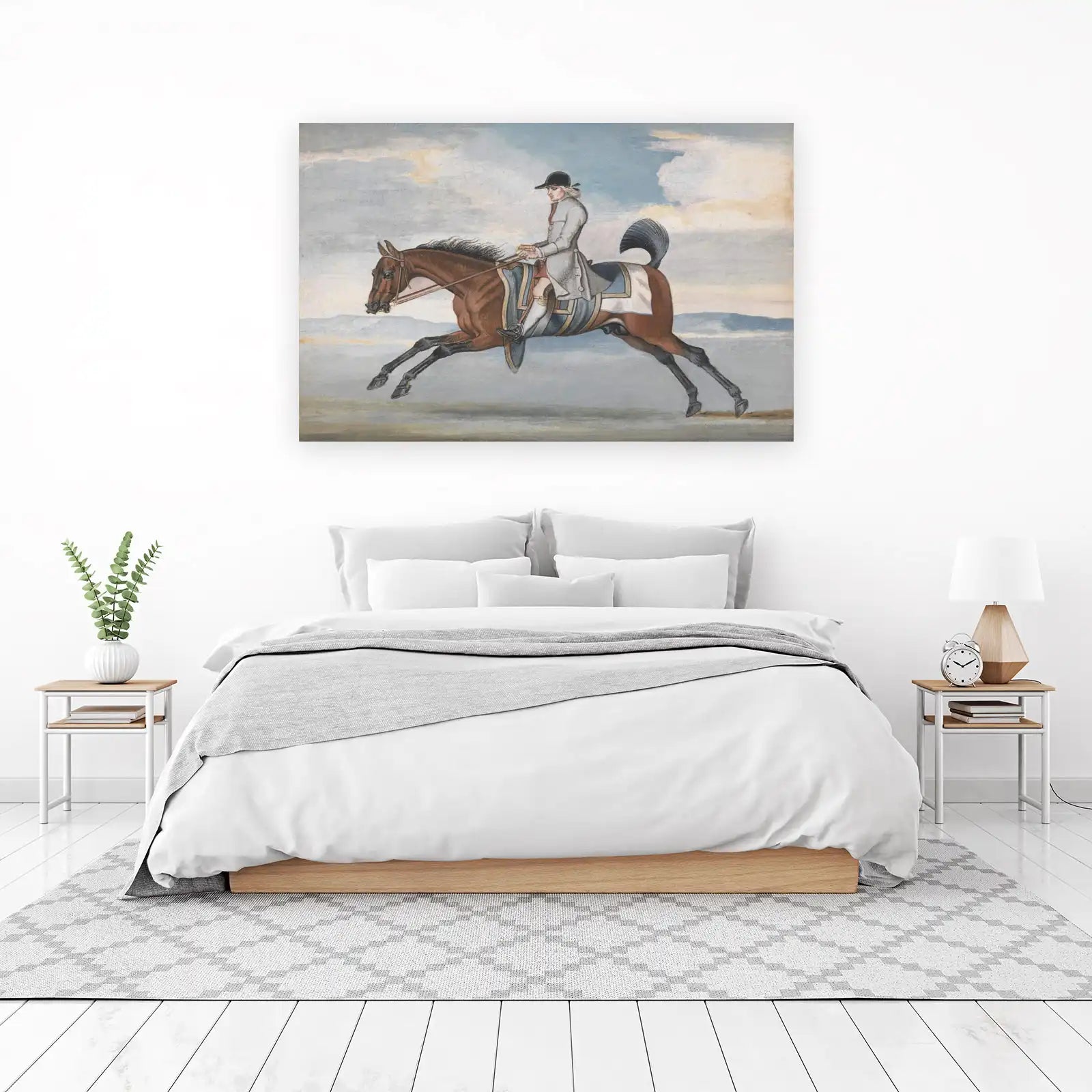 Vintage Horse Rider Wall Art