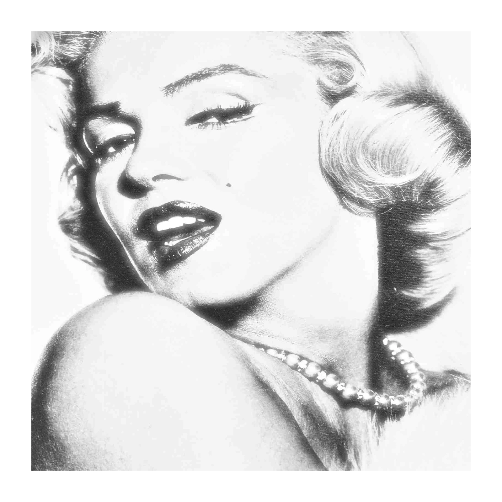 Iconic Marilyn Monroe Black & White Wall Art