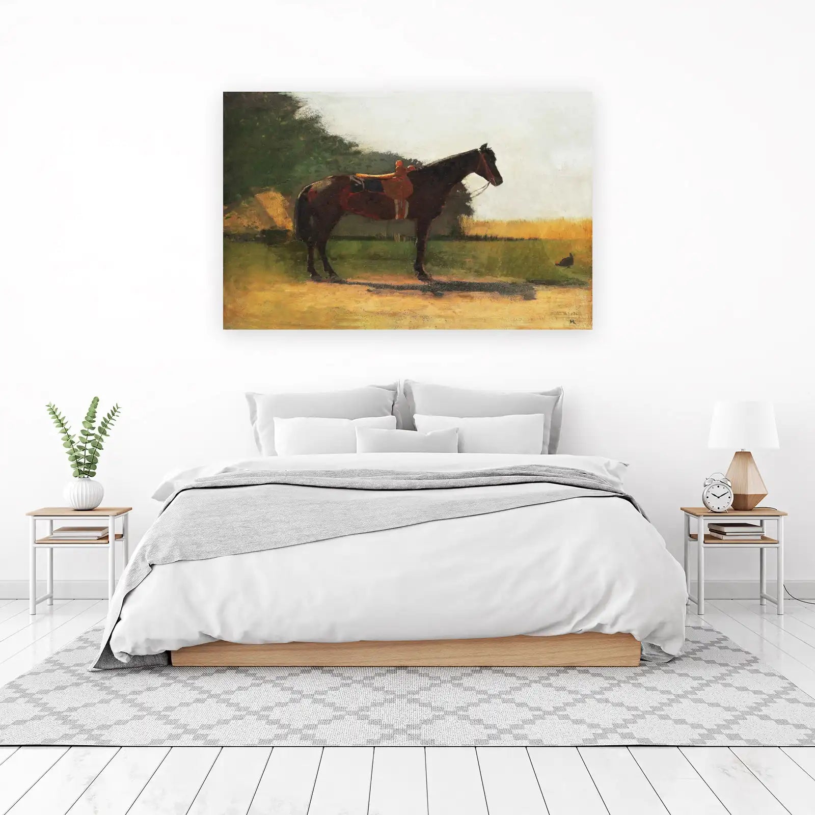 Majestic Horse Equestrian Landscape Wall Art