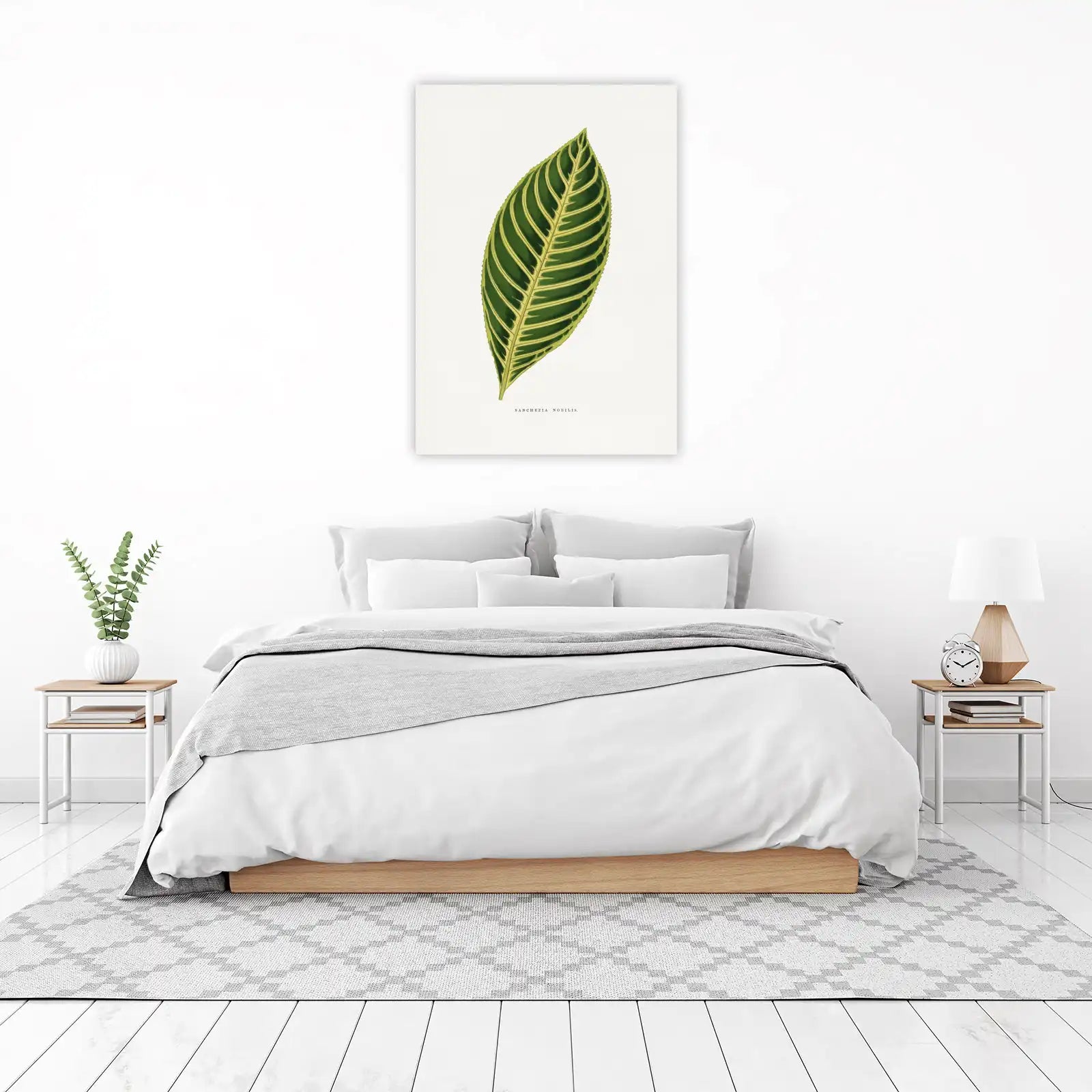 Botanical Sancheziz Nobilis Leaf Wall Art