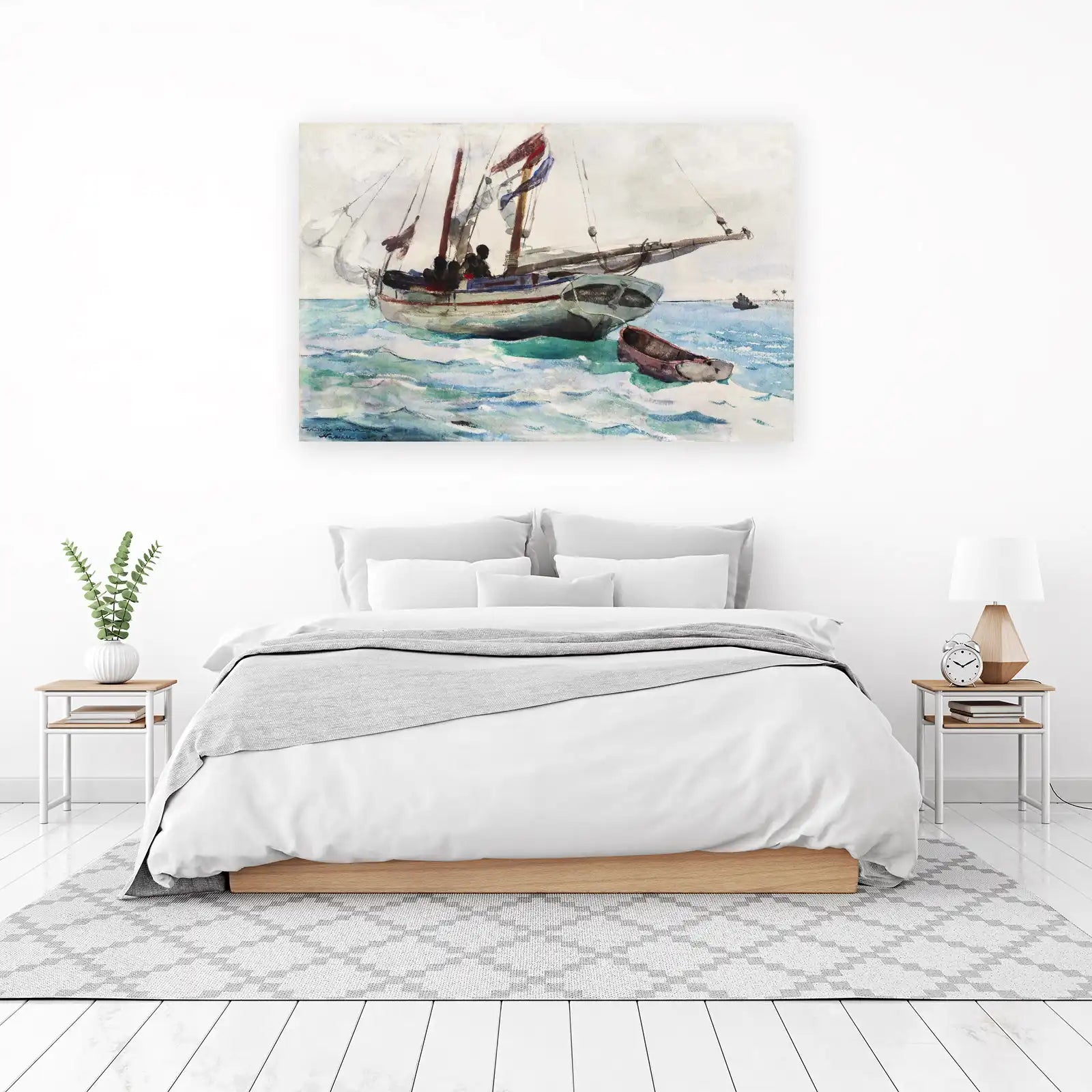 Nautical Journey: Boat & Sea Wall Art