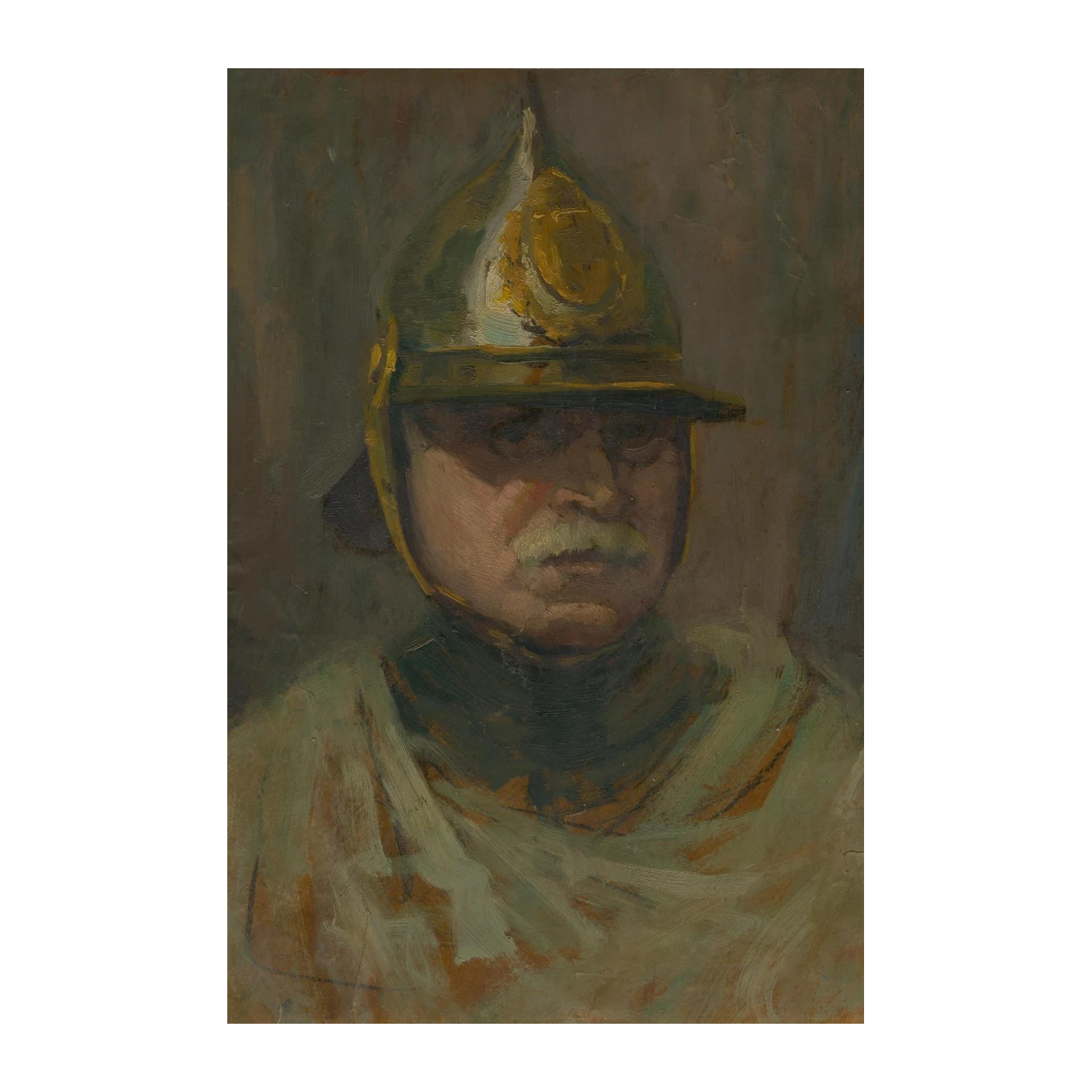 Vintage Soldier Portrait Wall Art