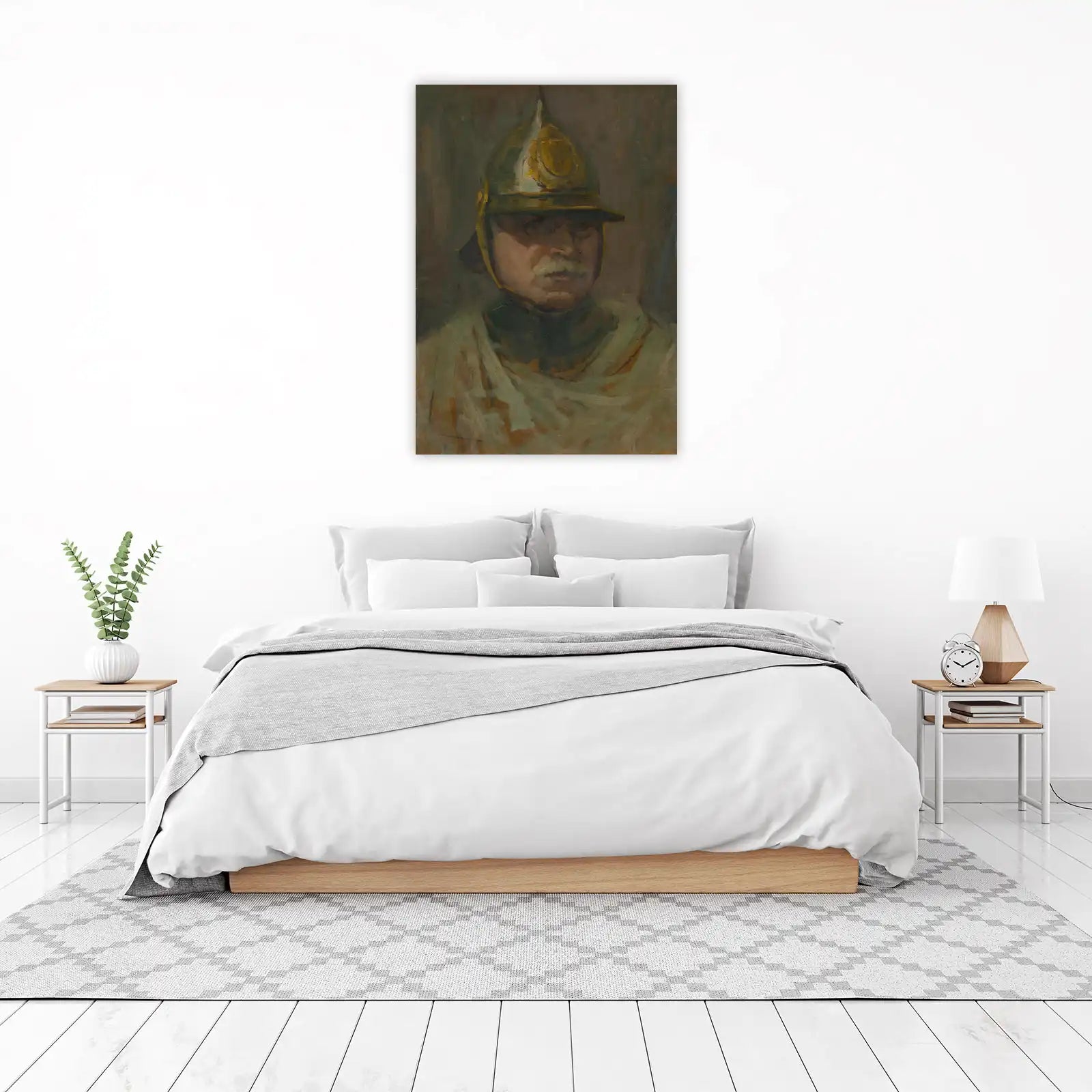 Vintage Soldier Portrait Wall Art