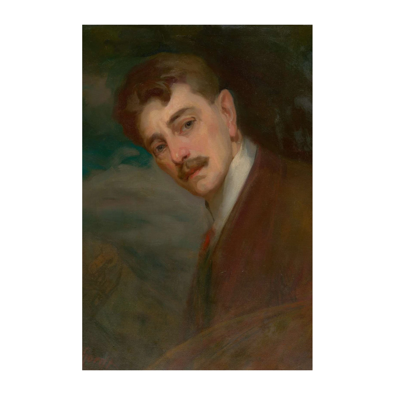 Elegant Portrait of a Man Wall Art