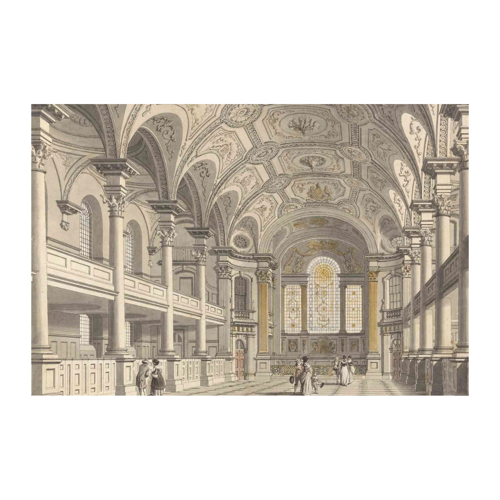 Elegant Georgian Interior Wall Art