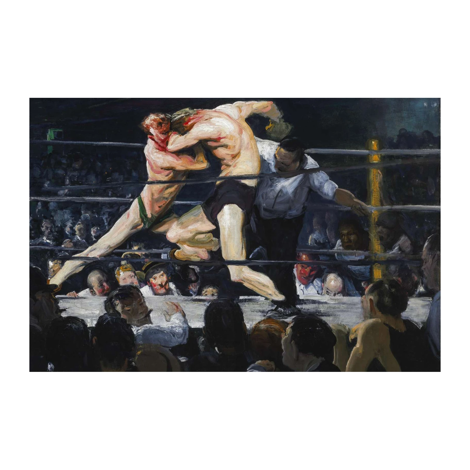 Grit & Glory Boxing Match Wall Art