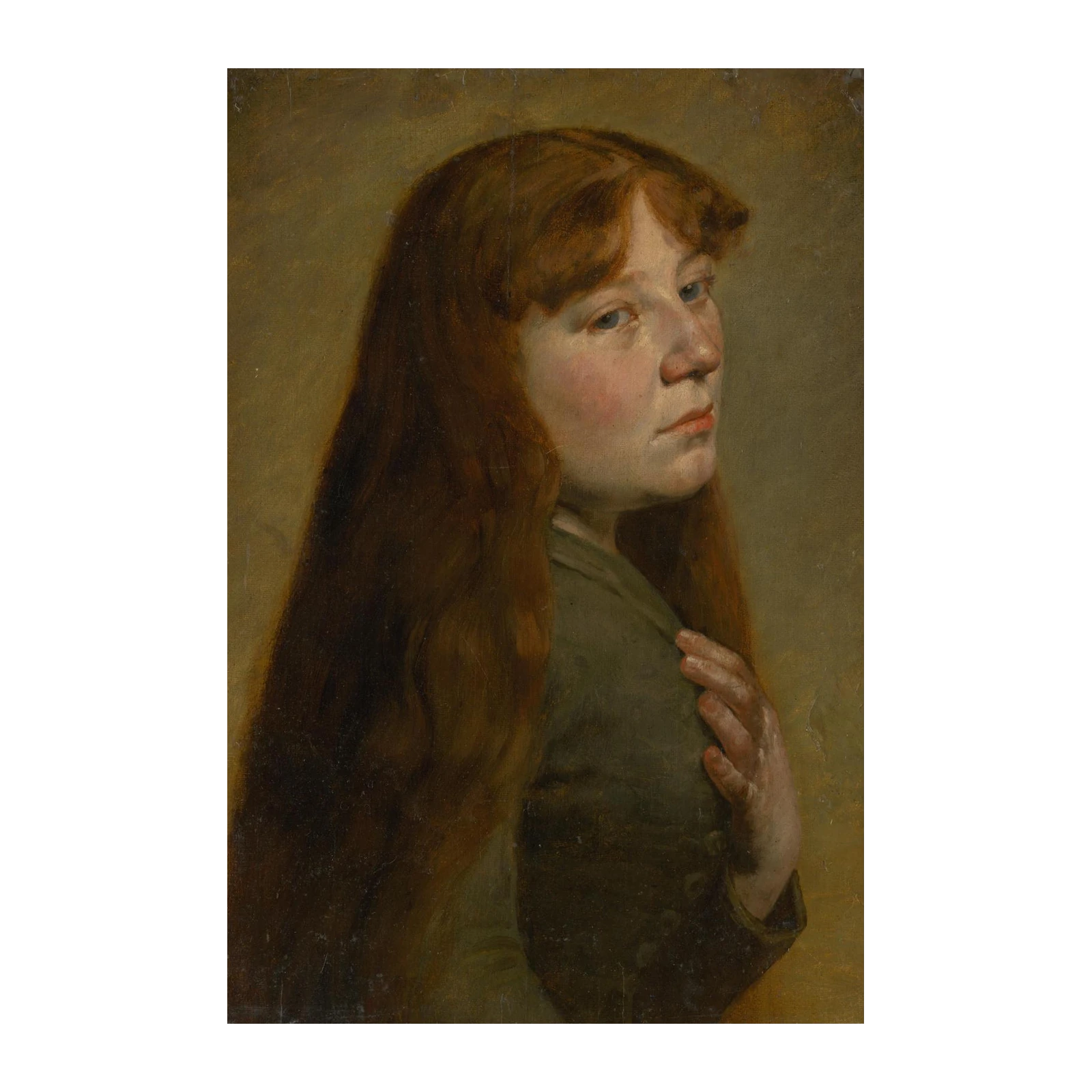 Victorian Portrait of Young Woman Wall Art