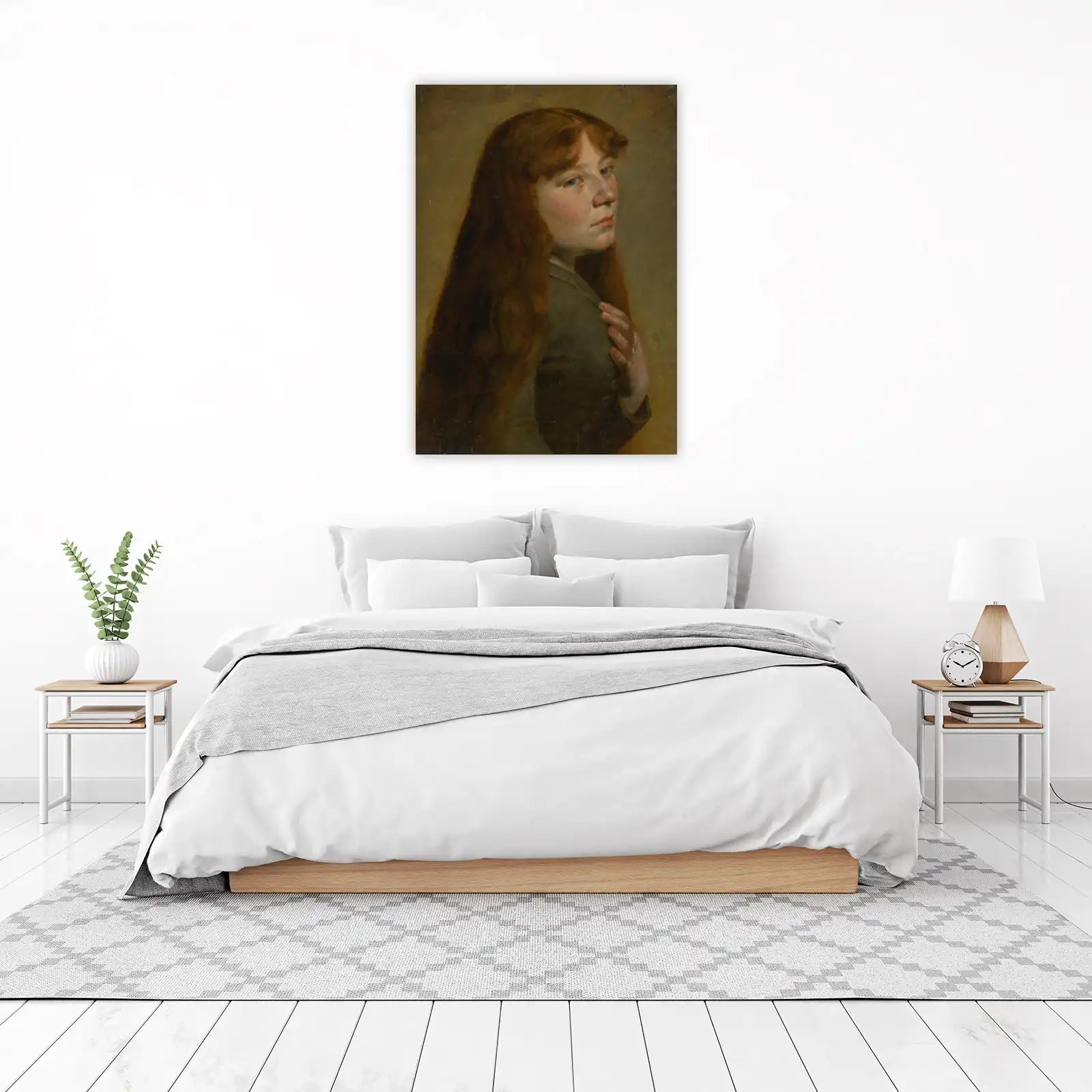 Victorian Portrait of Young Woman Wall Art