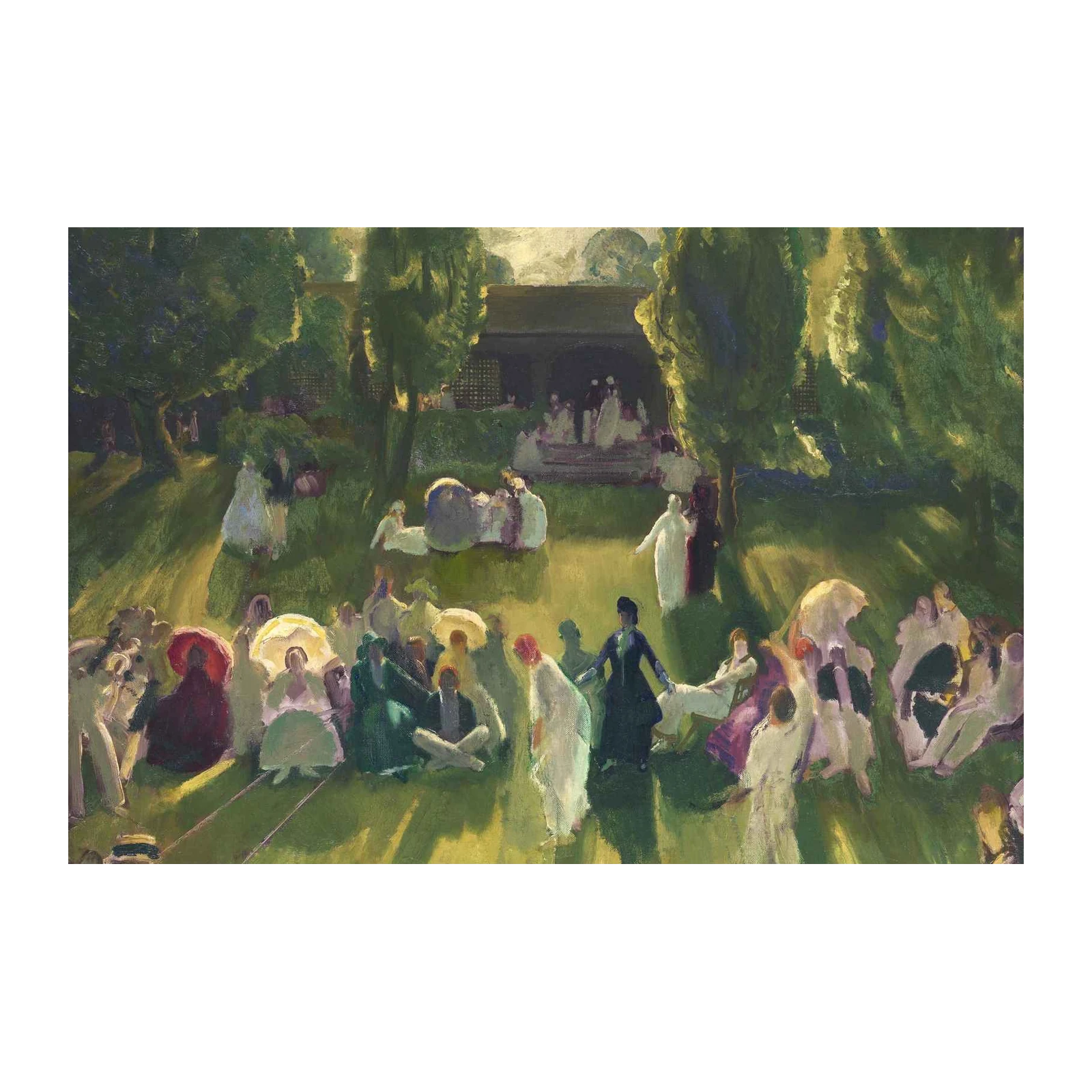 Impressionist Garden Party Wall Art