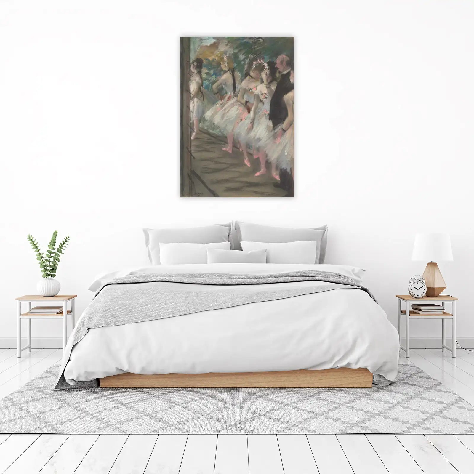 Ballet Dancers Pastel Wall Art - Elegant Art