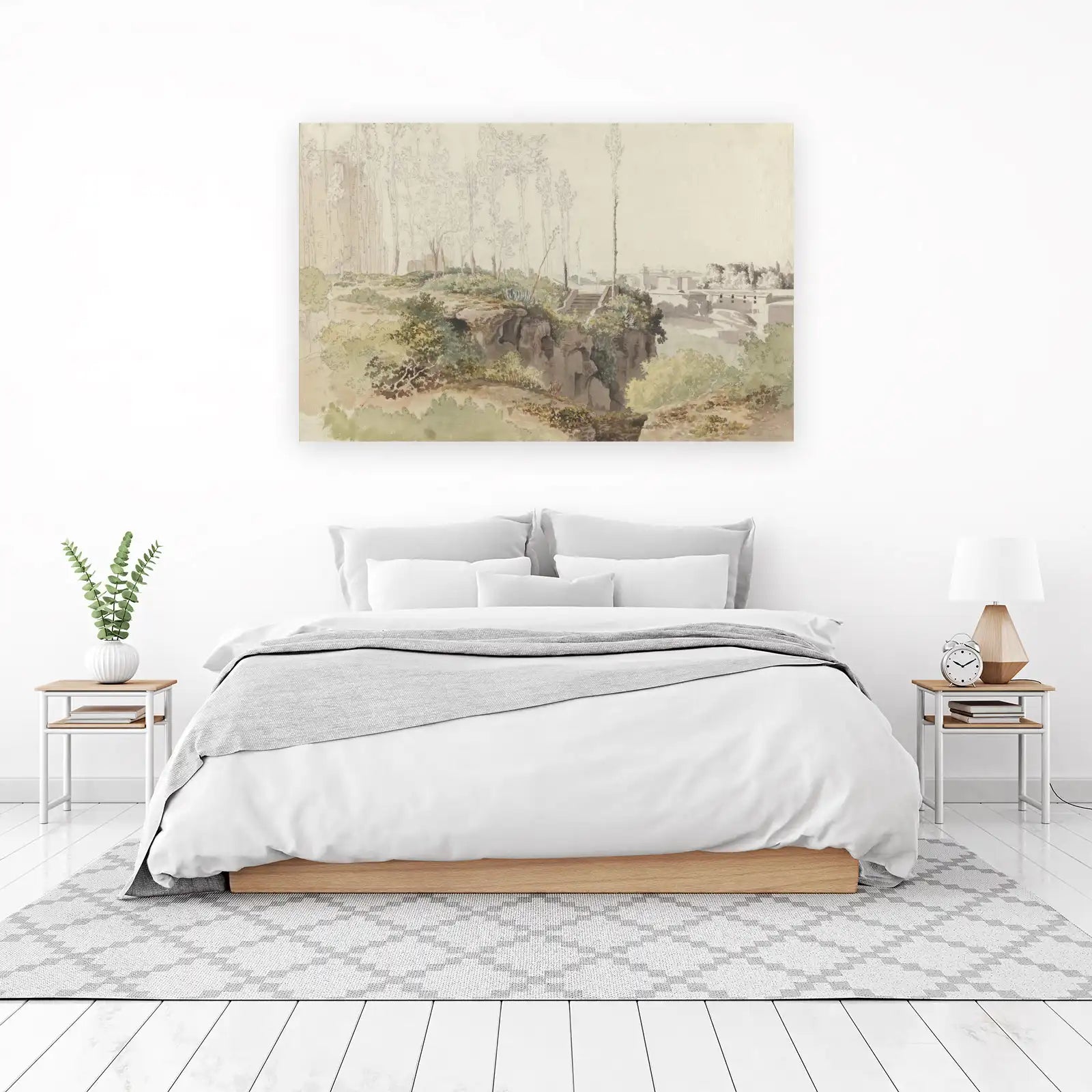 Tranquil Italian Landscape Classic Wall Art