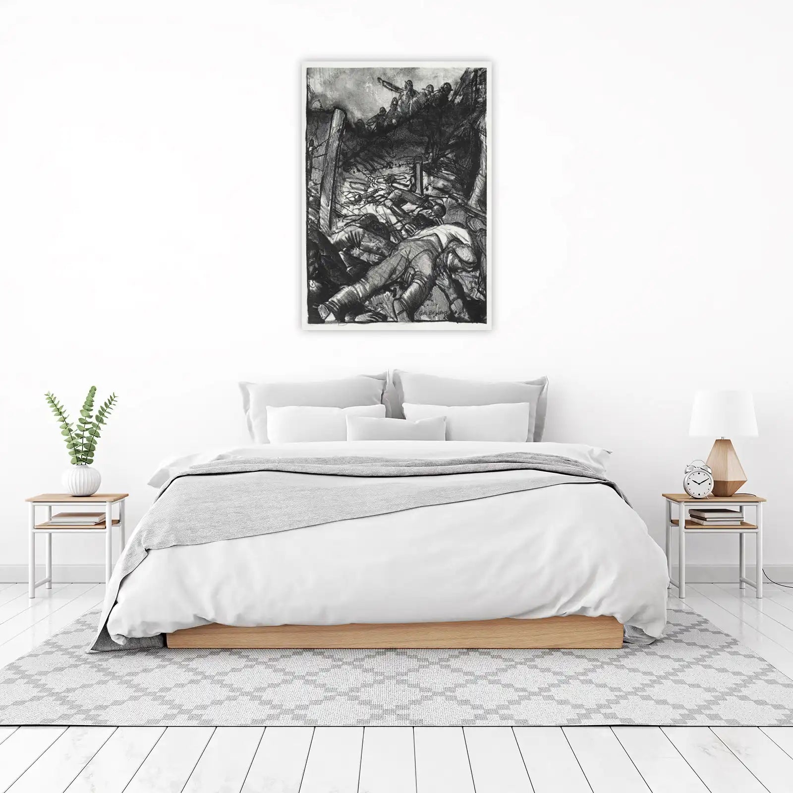 WWI Trench Warfare Art Wall Art