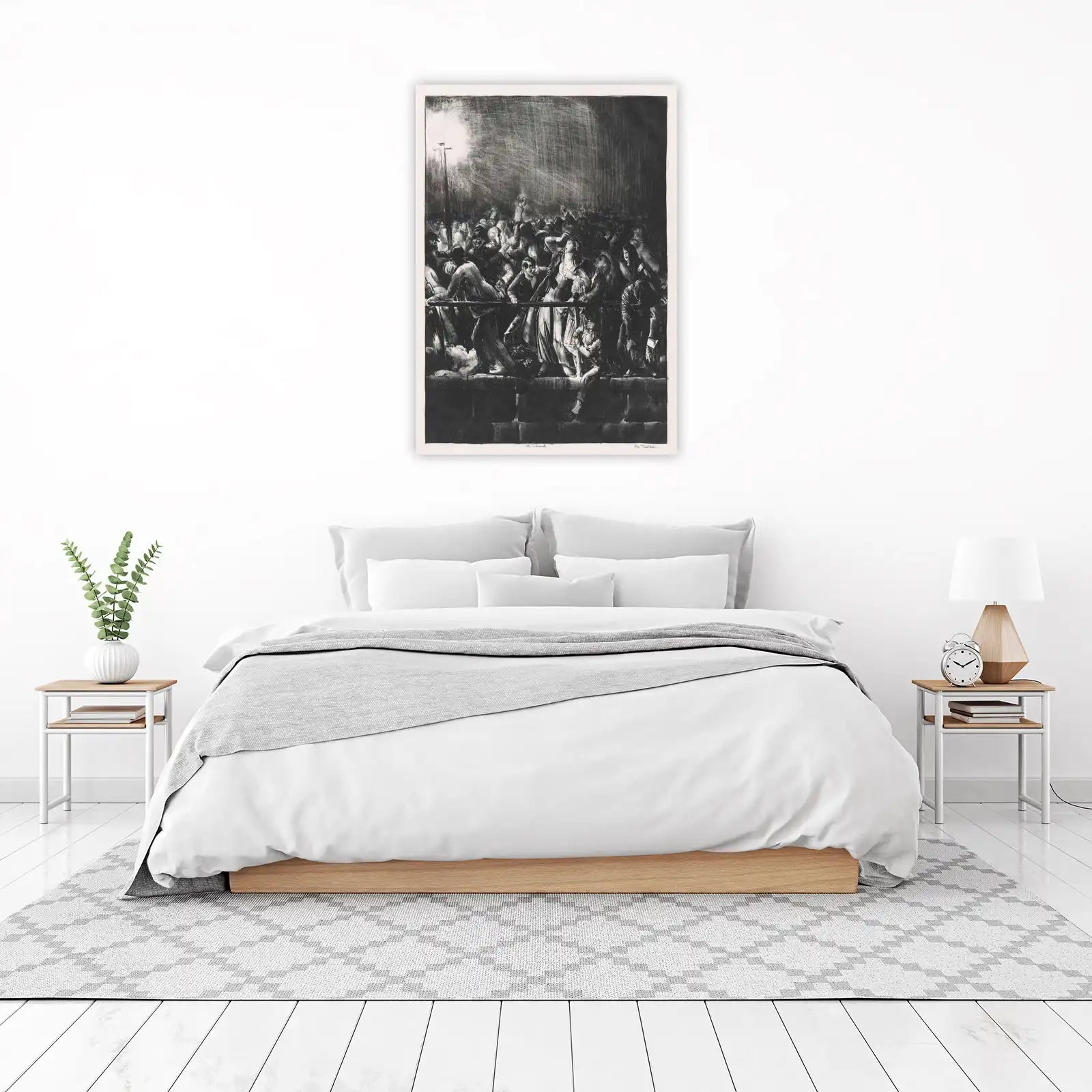 Dramatic Crowd Scene Wall Art
