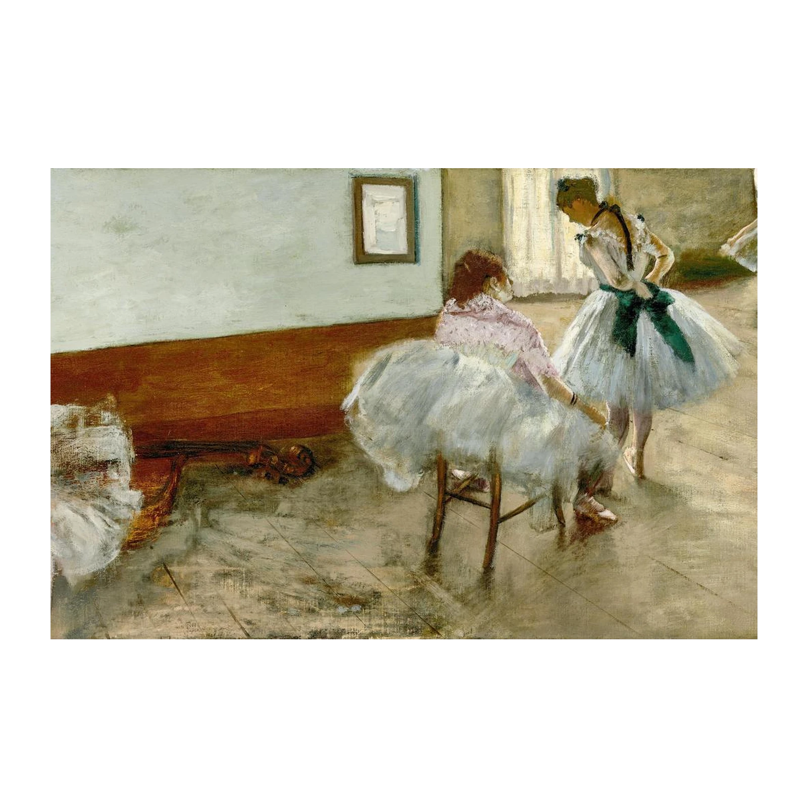 Ballet Dancers Rehearsal Impressionist Wall Art