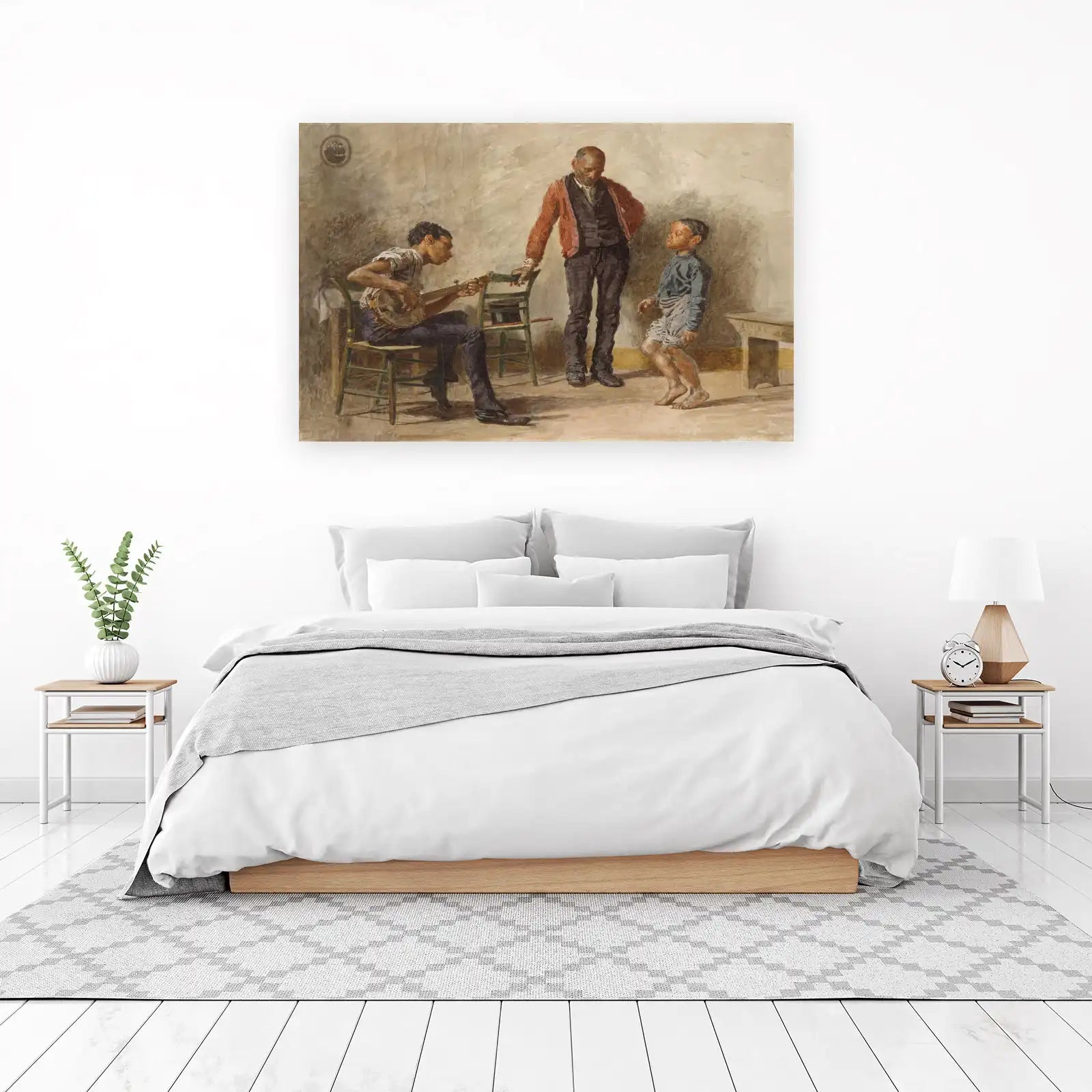 Melody of Generations Banjo Art Wall Art