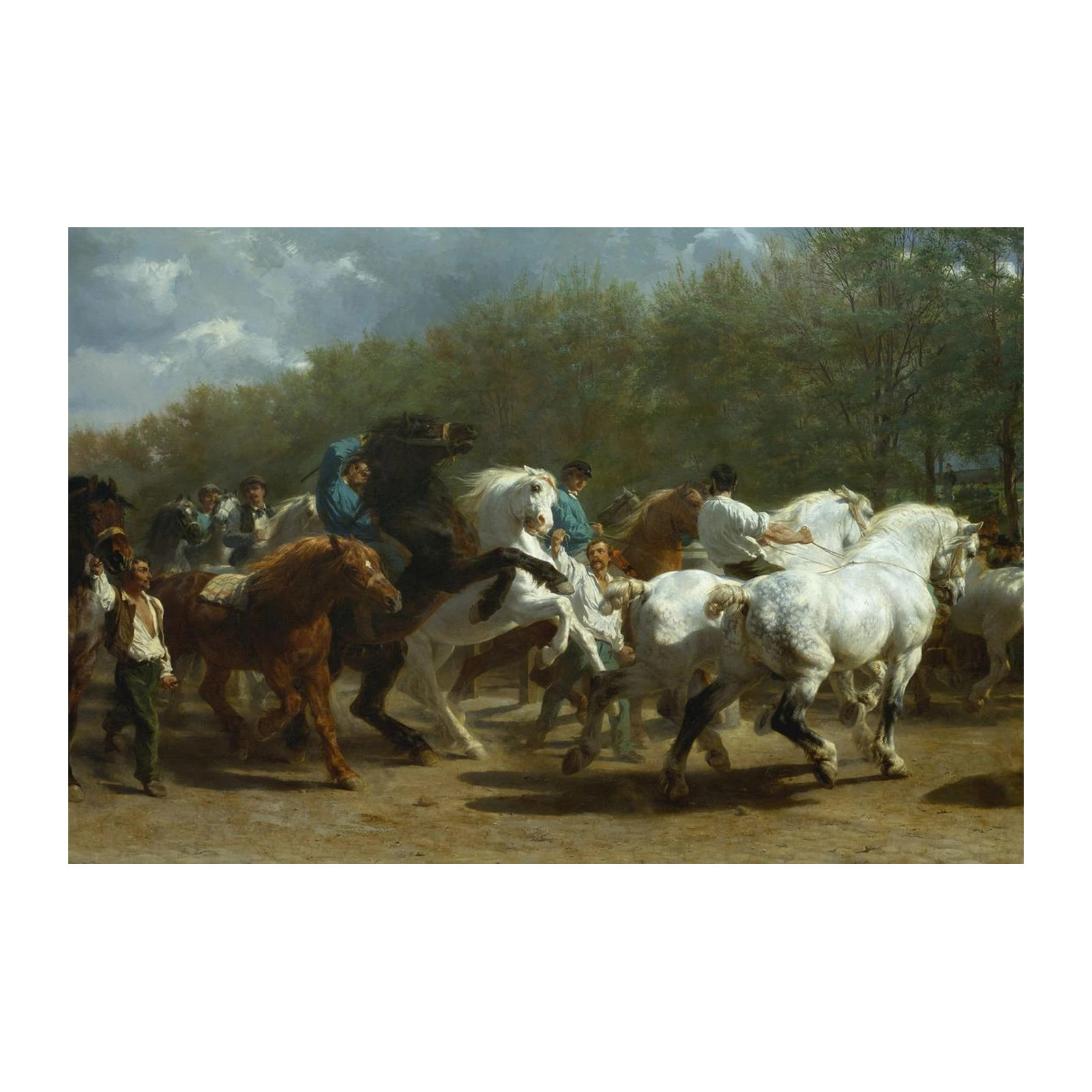 Majestic Horses in Motion Wall Art