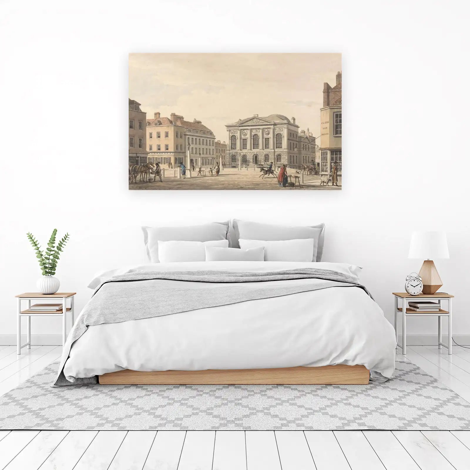 Elegant Georgian Street Scene Wall Art