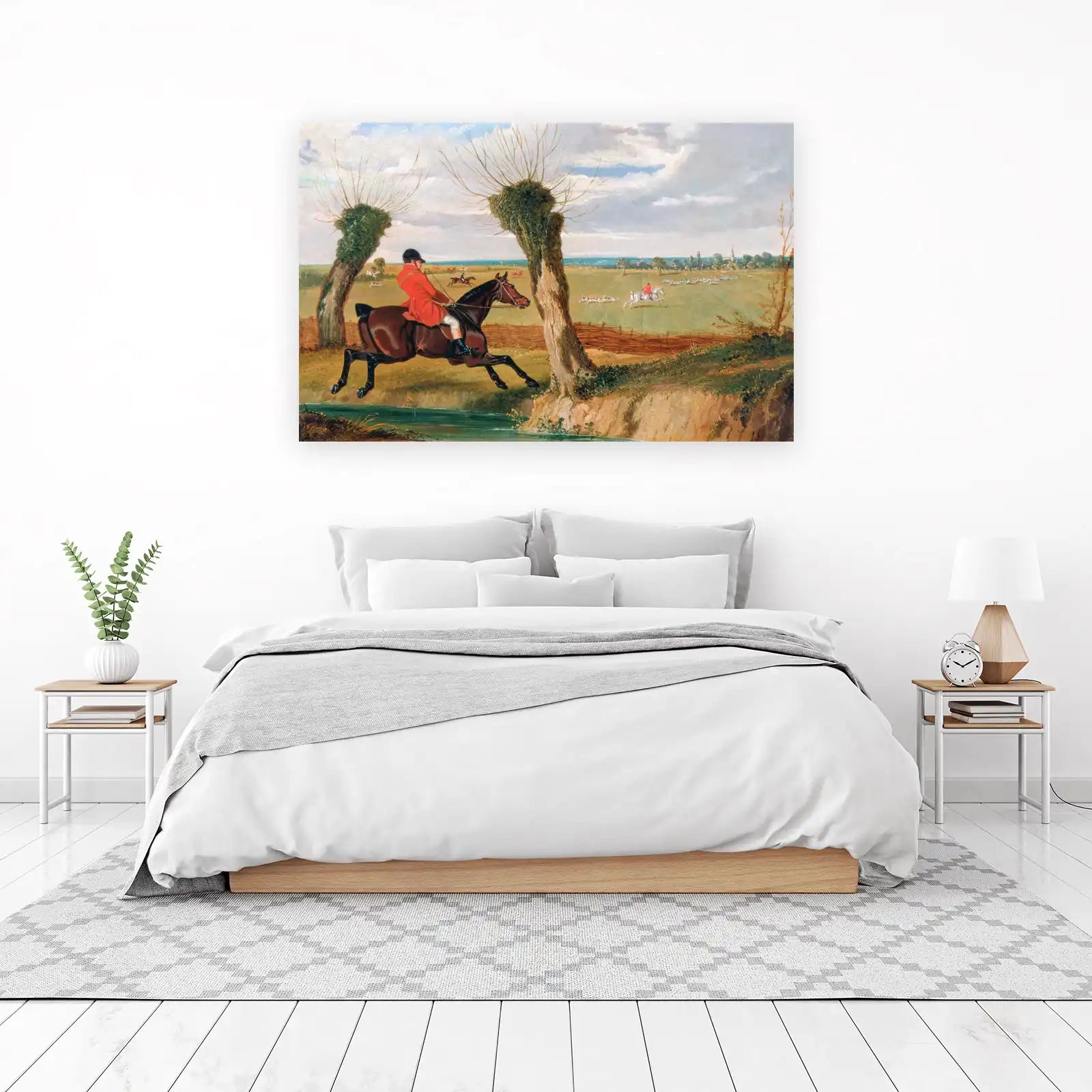 Equestrian Hunt Scene Wall Art