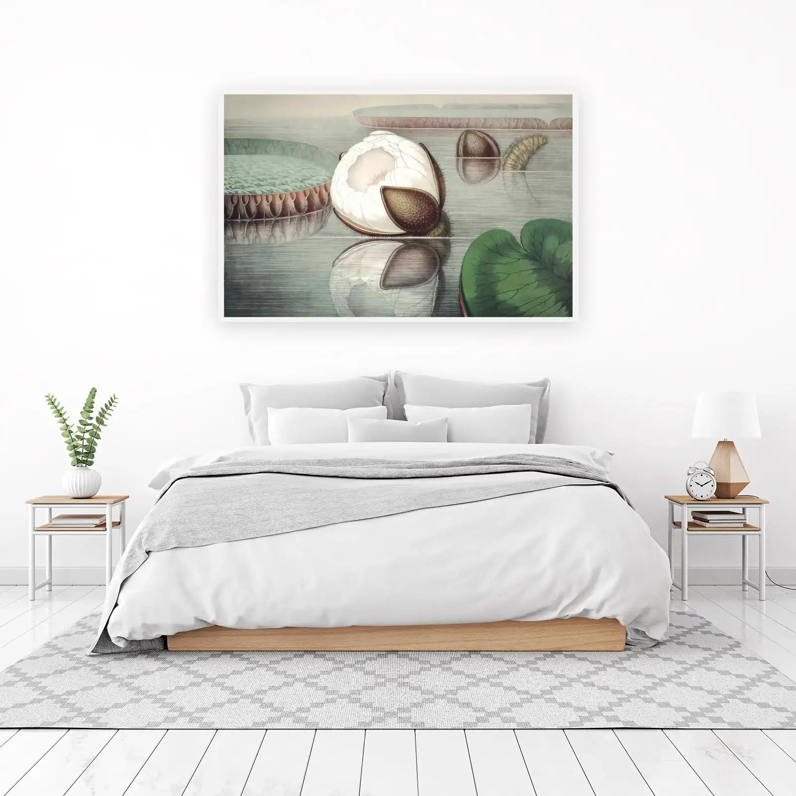 Victoria Amazonica Water Lily Botanical Wall Art