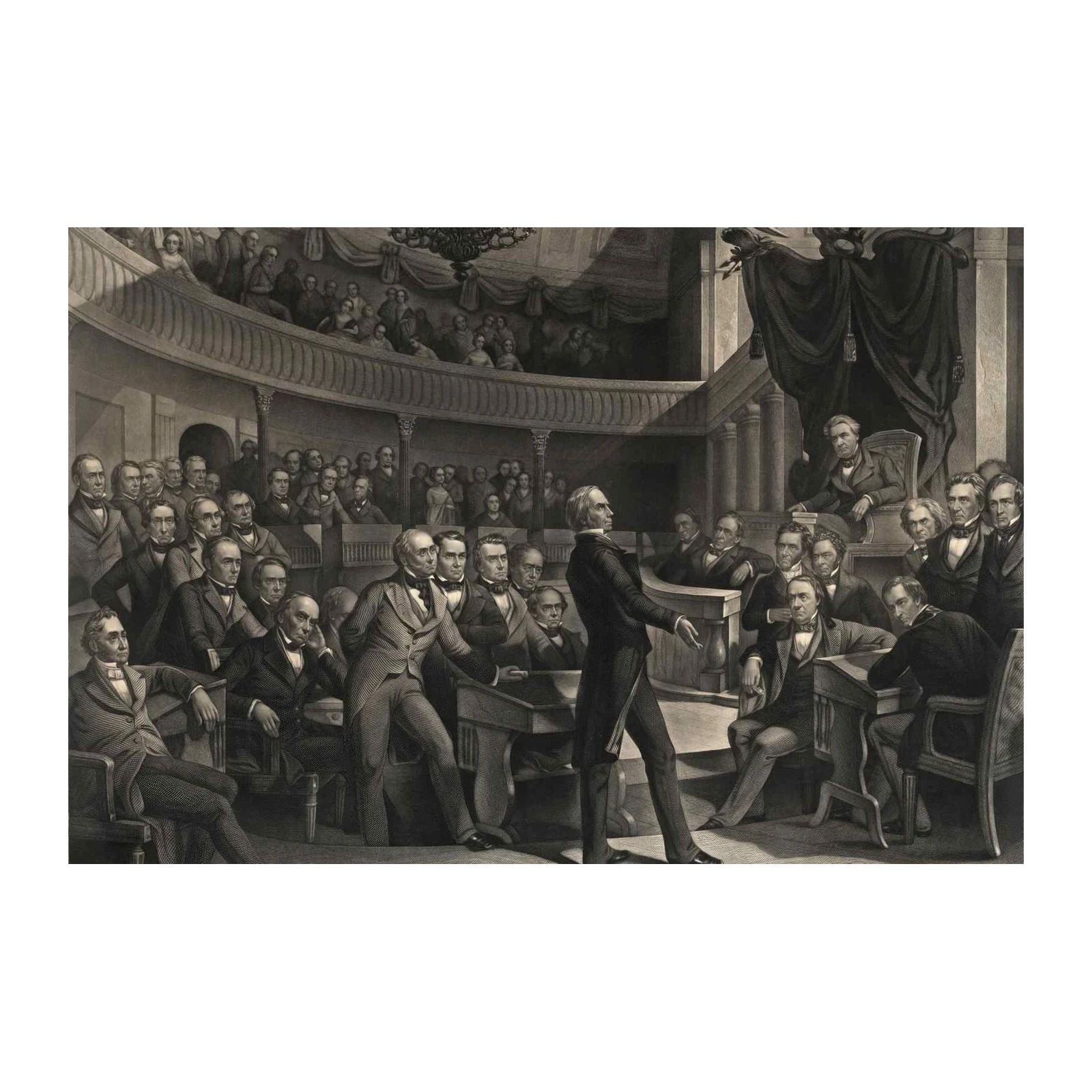 Historic Speech Debate Wall Art
