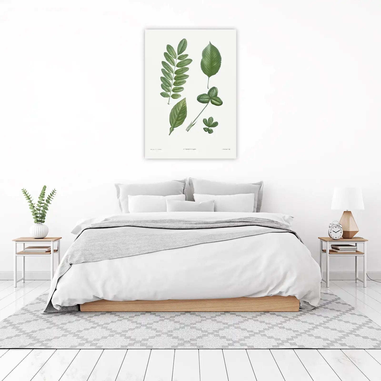 Vintage Botanical Leaf Art Wall Art
