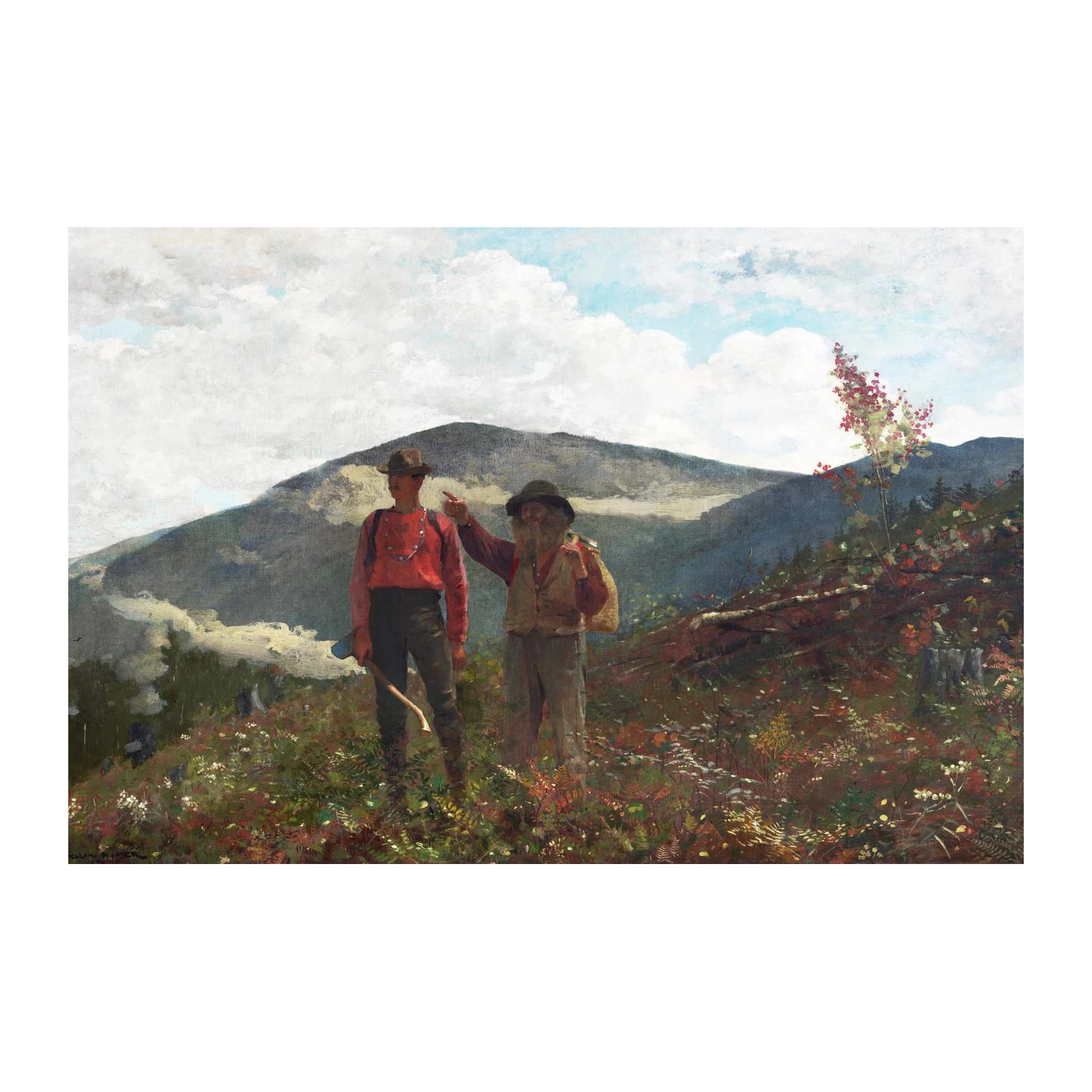 Rustic Mountain Explorers Wall Art