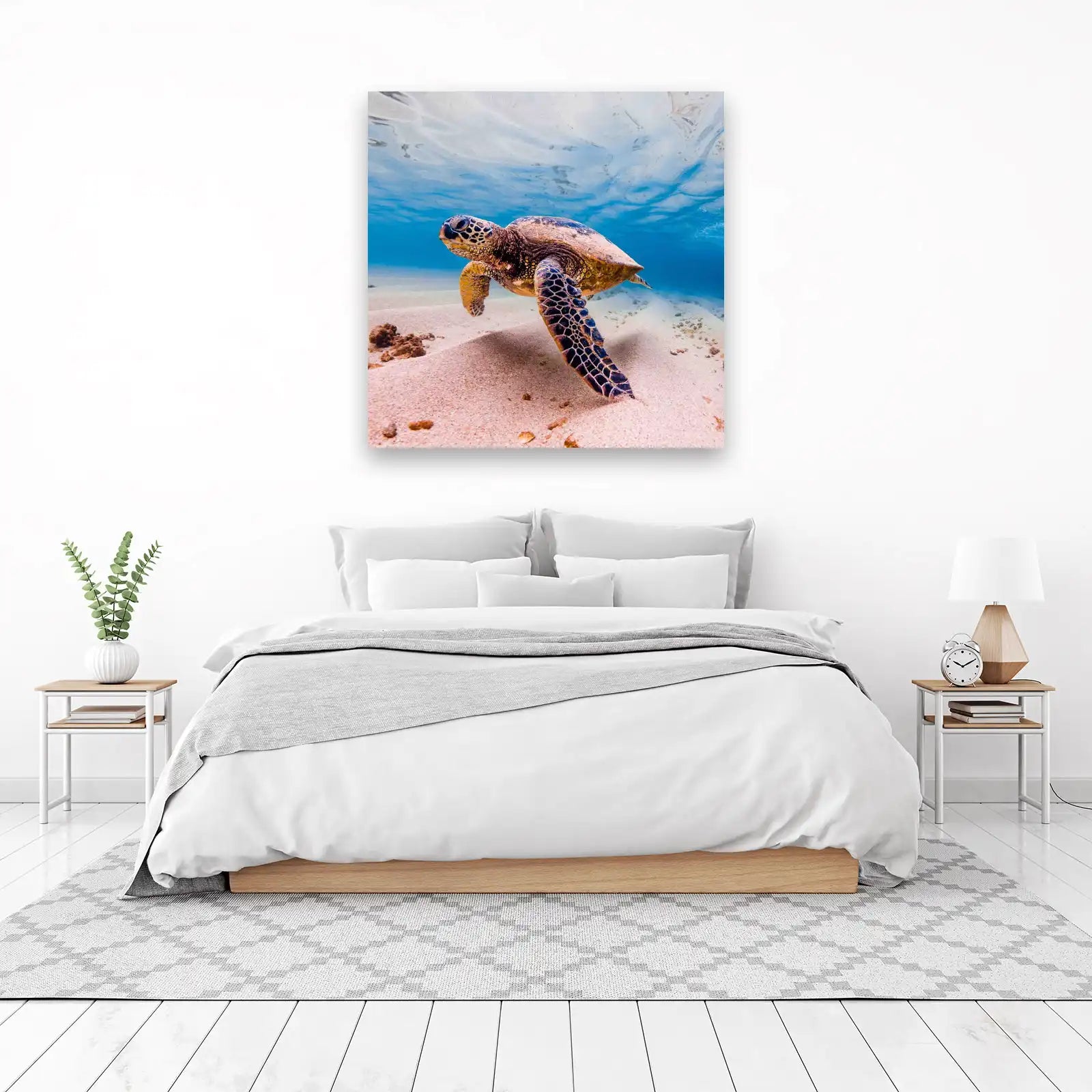 Majestic Sea Turtle Ocean Serenity Wall Art