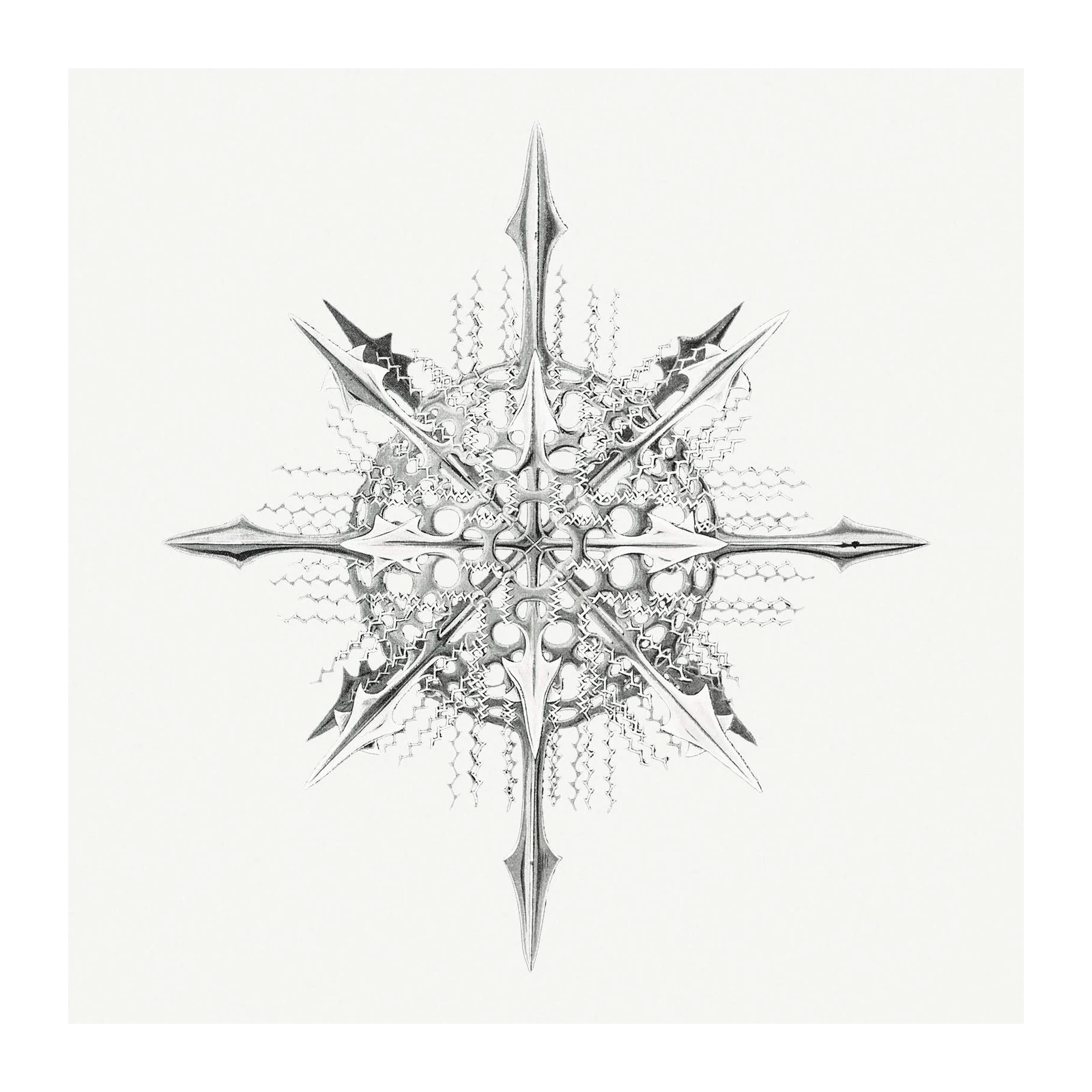 Intricate Starburst Geometric Art Wall Art