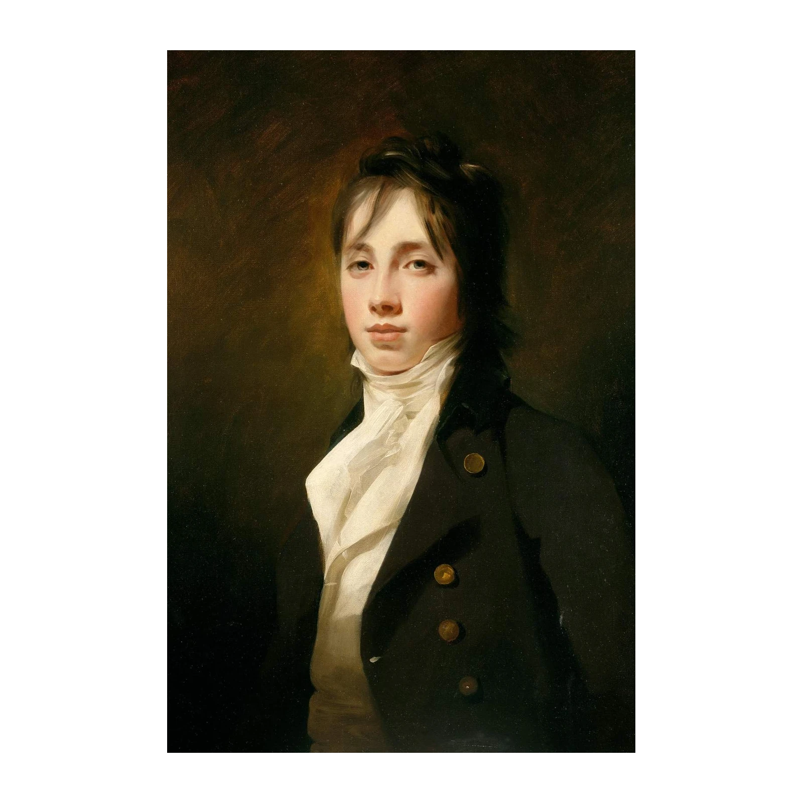 Elegant Portrait of a Young Gentleman Wall Art