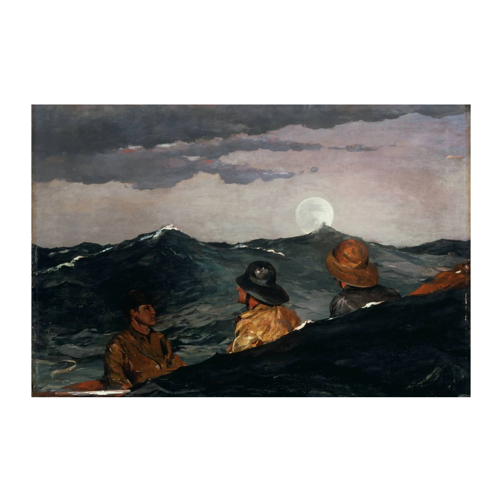 Moonlit Sea Voyage Wall Art