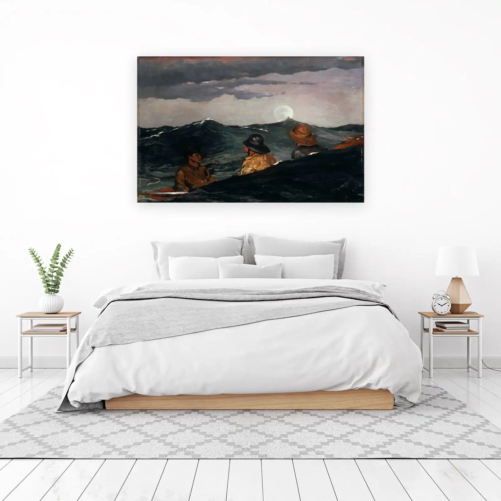 Moonlit Sea Voyage Wall Art
