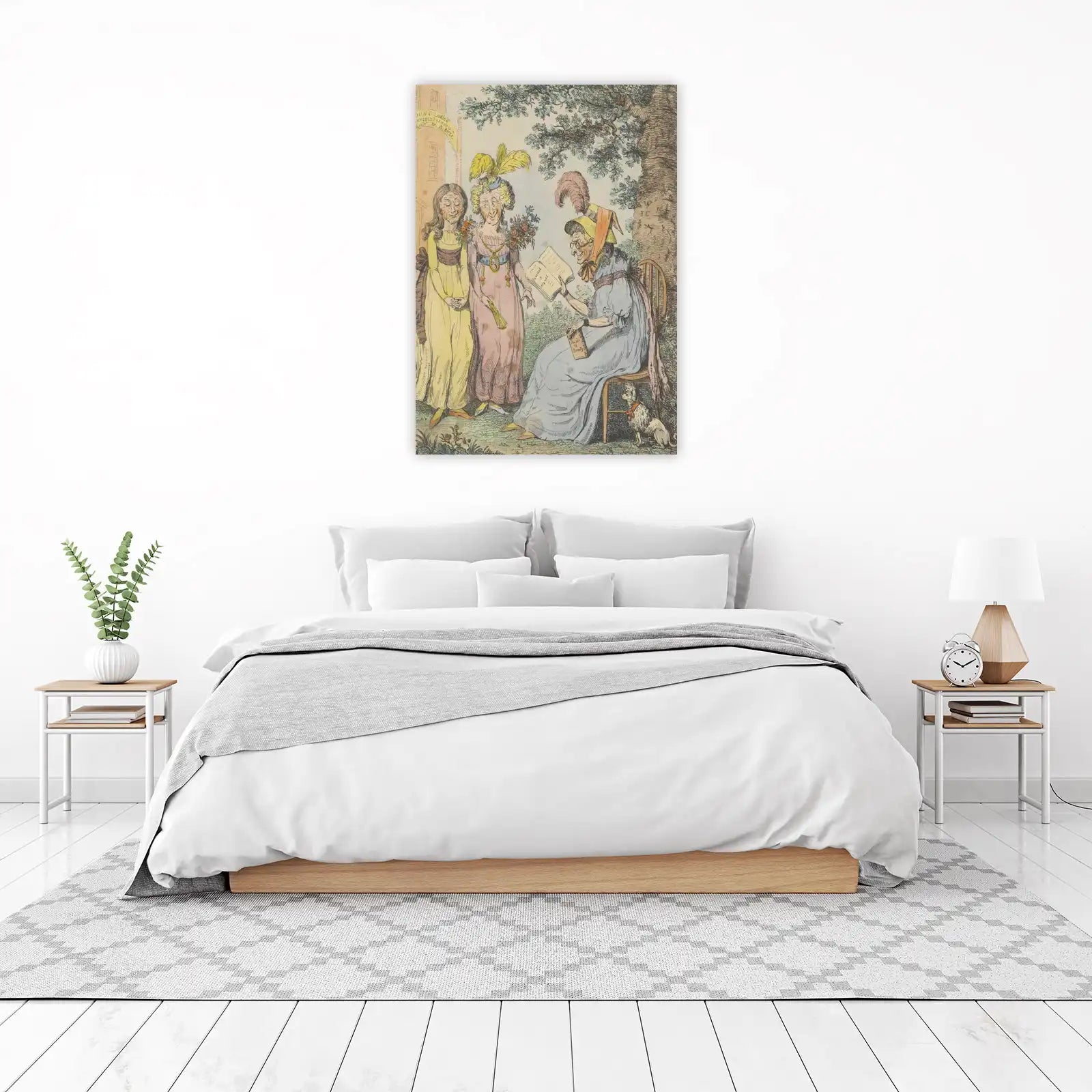 Vintage Humorous Ladies Reading Wall Art