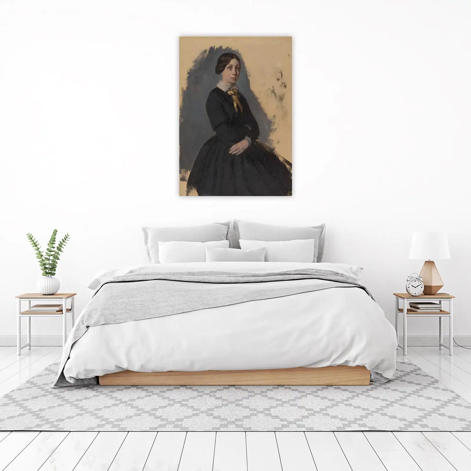Elegant Lady Portrait Wall Art