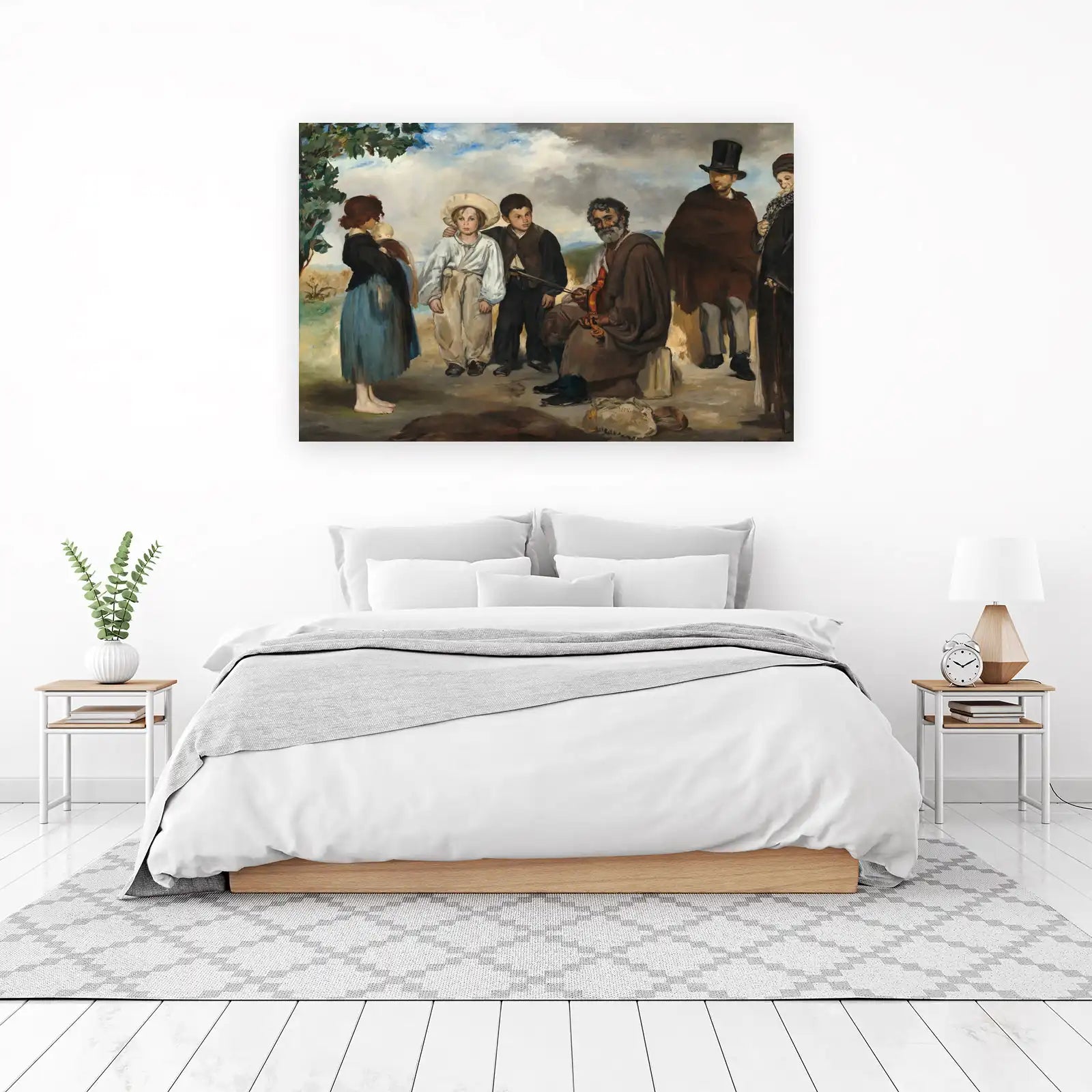 The Violinist & The Travelers Wall Art