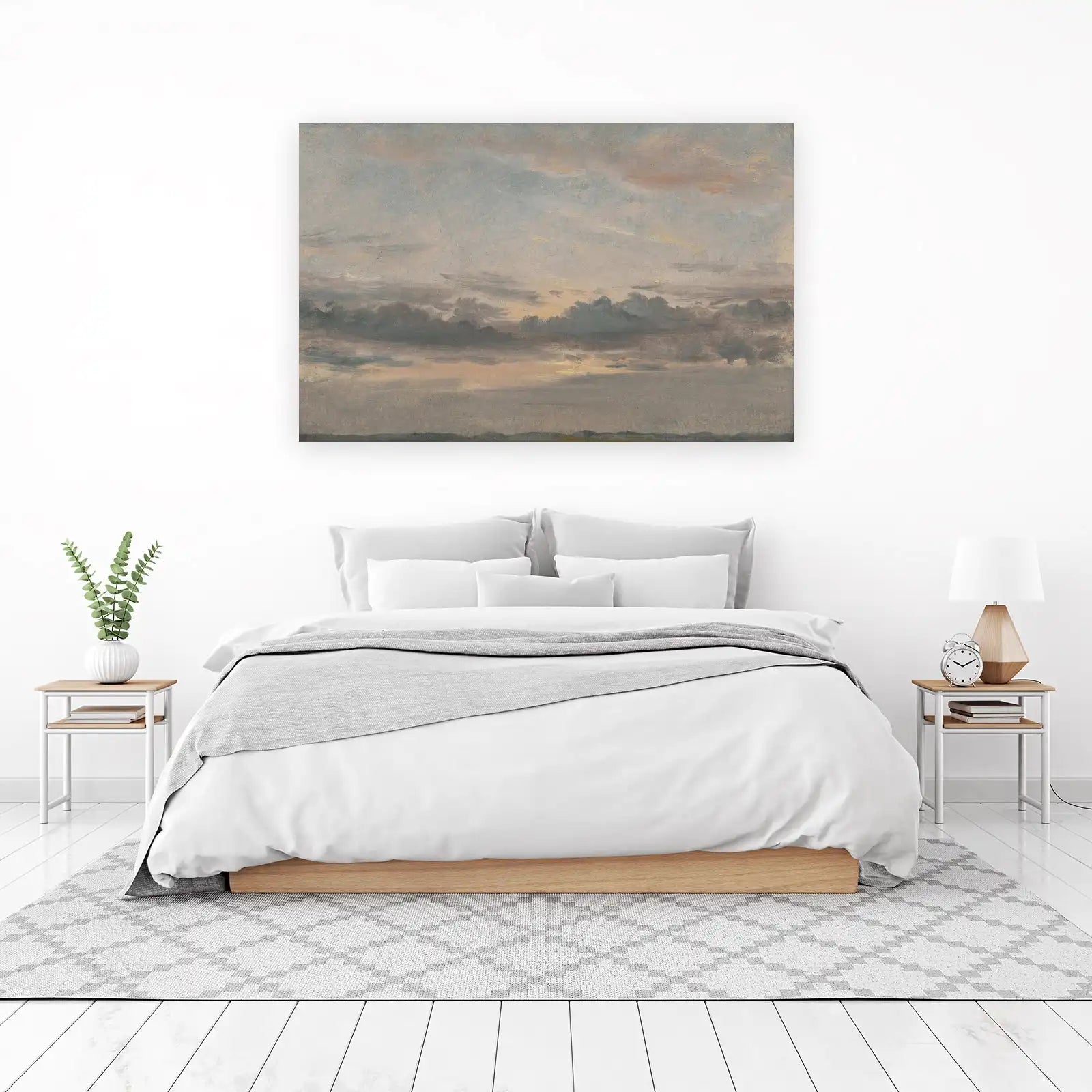 Serene Sunset Sky Landscape Wall Art