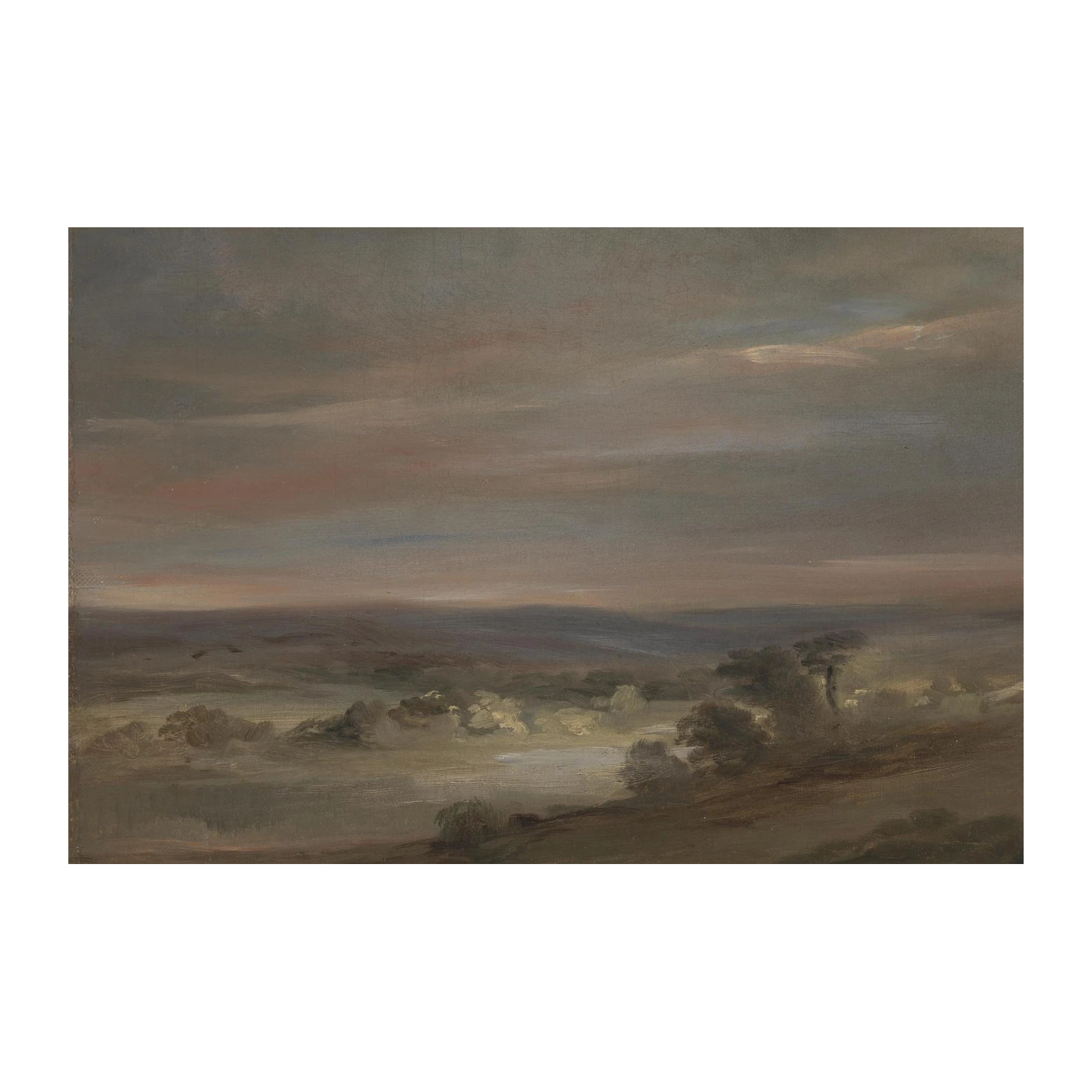 Serene Misty Landscape Wall Art