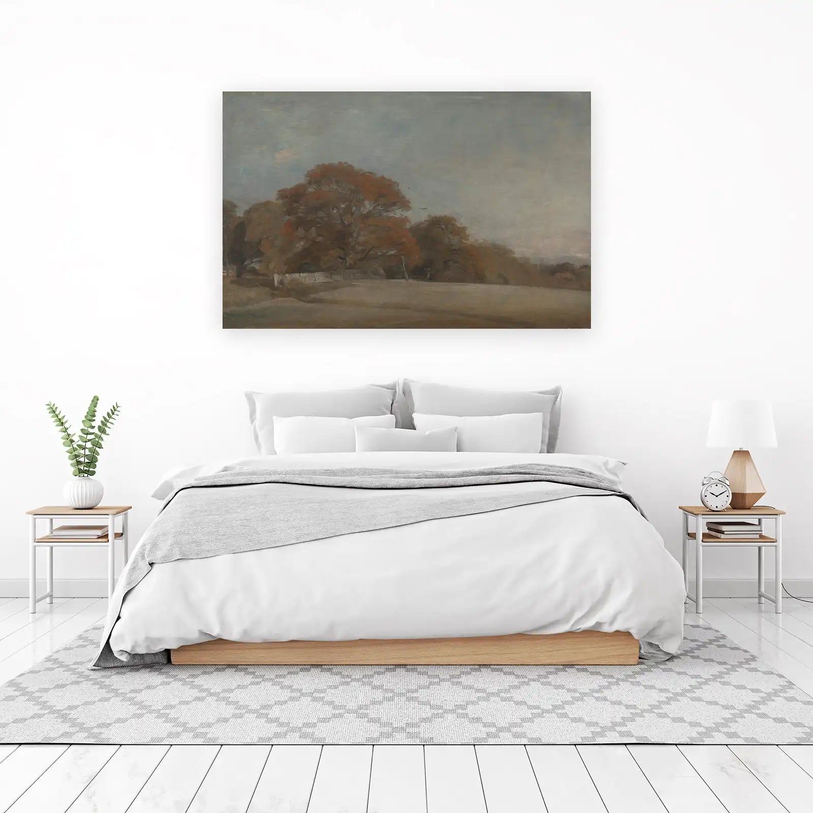 Autumn Landscape with Trees Wall Art