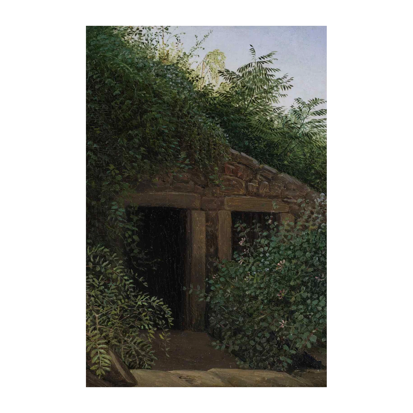 Enchanting Garden Entrance Landscape Wall Art